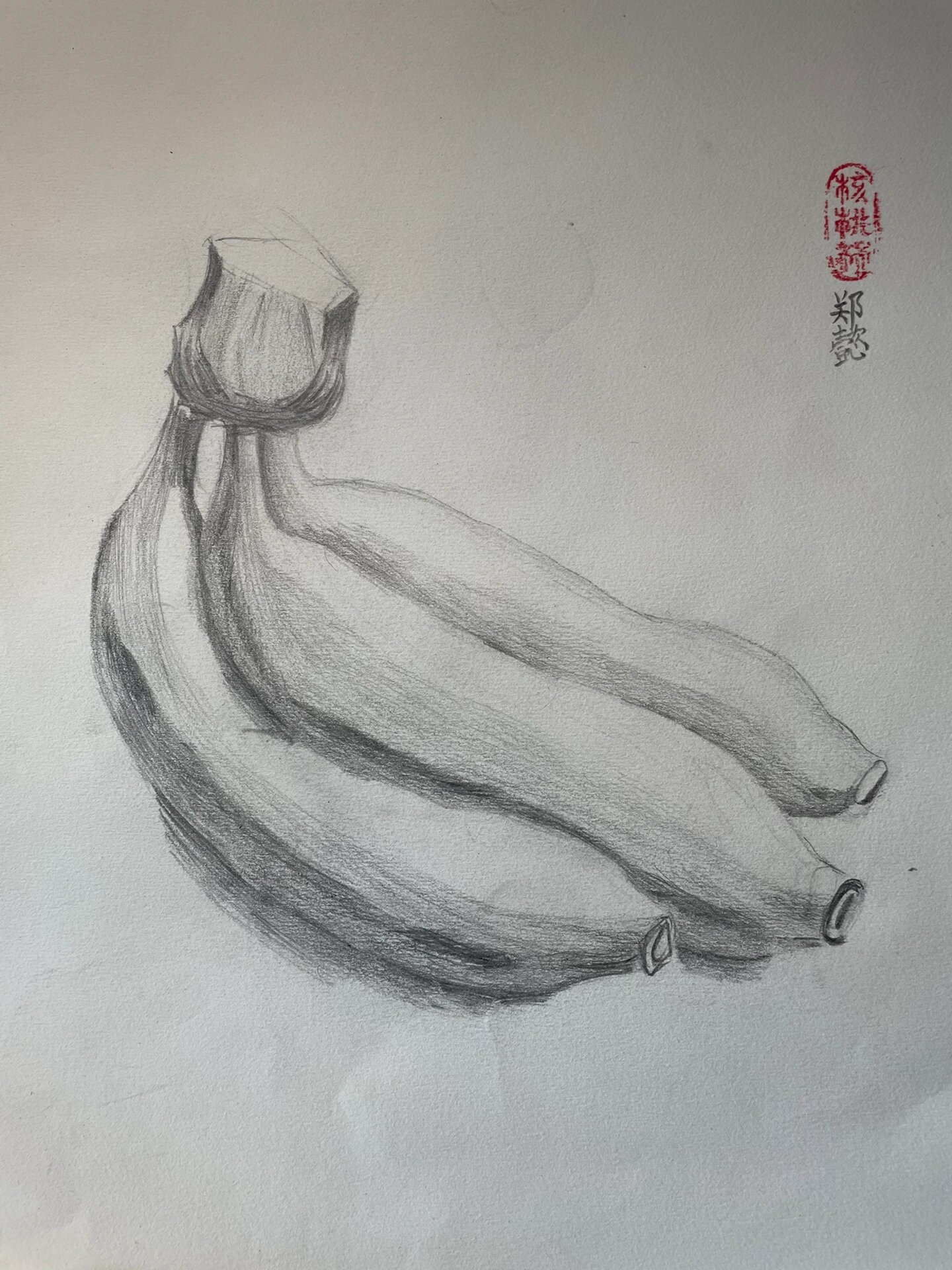 三年级的素描画