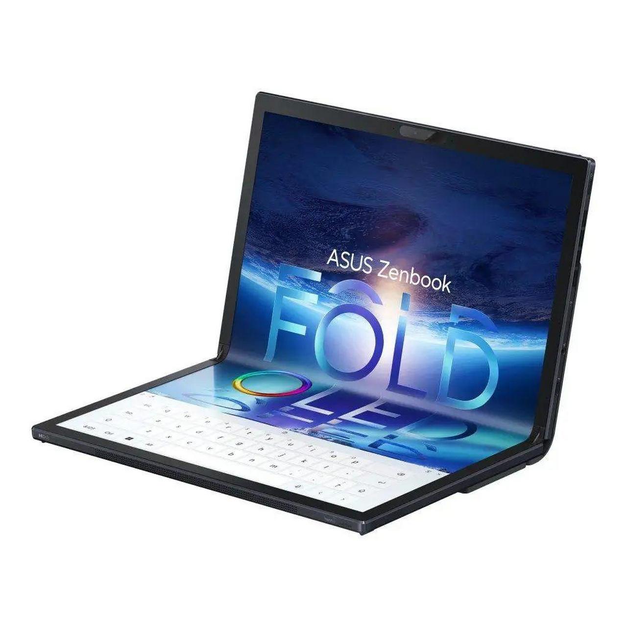 華碩展示 zenbook 17 fold oled 可摺疊筆記本 華碩在 computex 2023