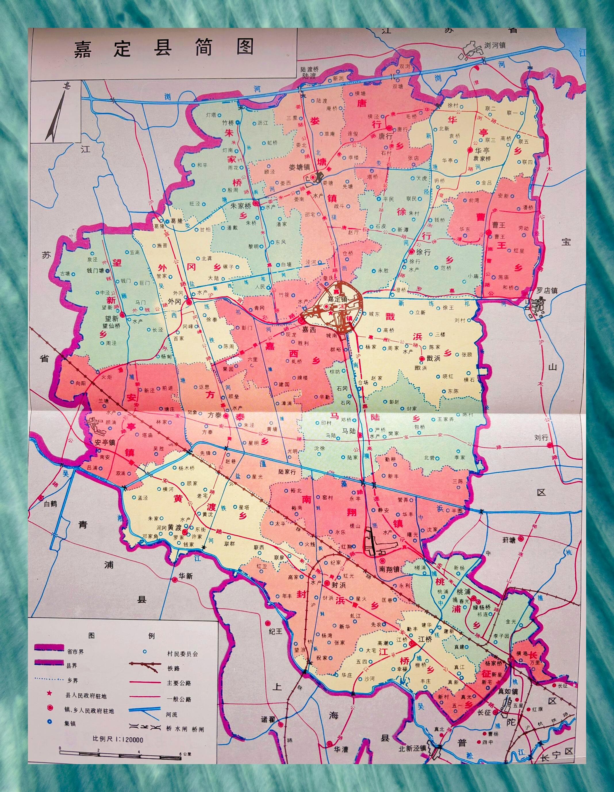 1987年嘉定地区地图概览