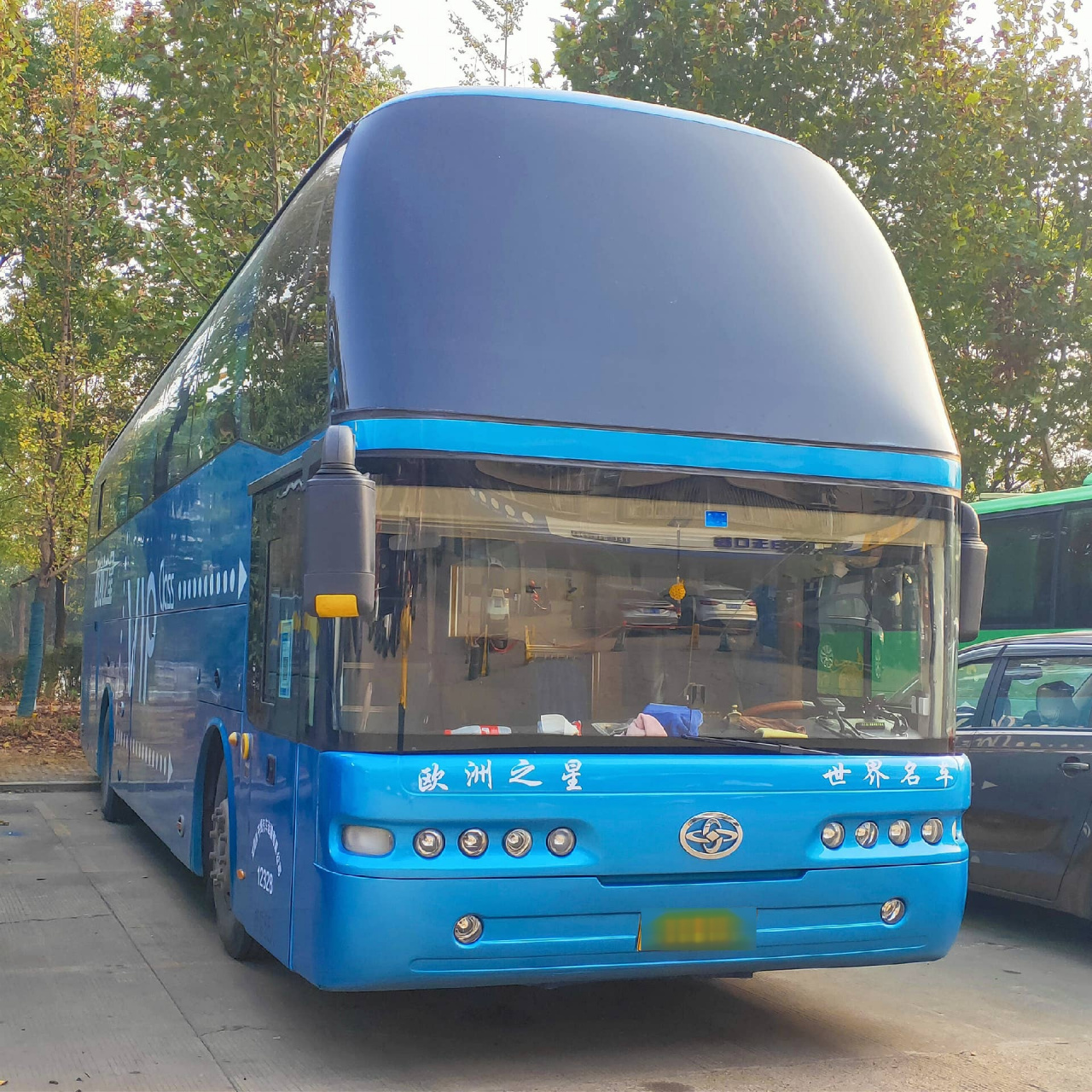 渝州大地牌穗通客车   应该叫呕吐之星   乘坐舒适感极差