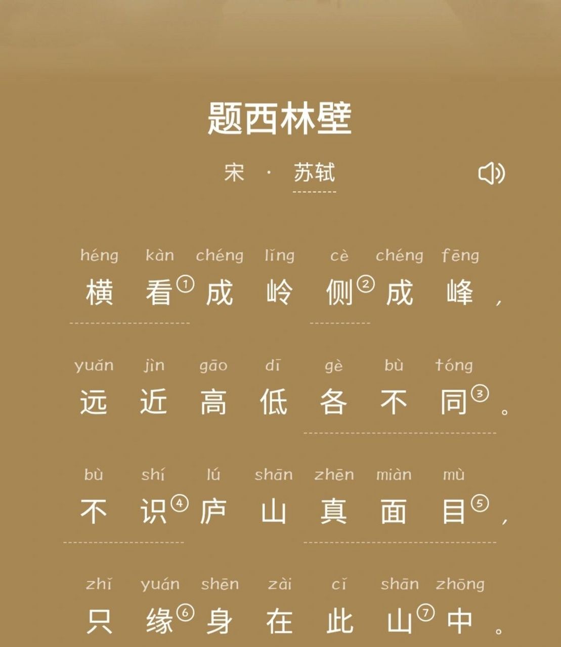 题西林壁 《题西林壁》是宋代文学家苏轼的诗作.