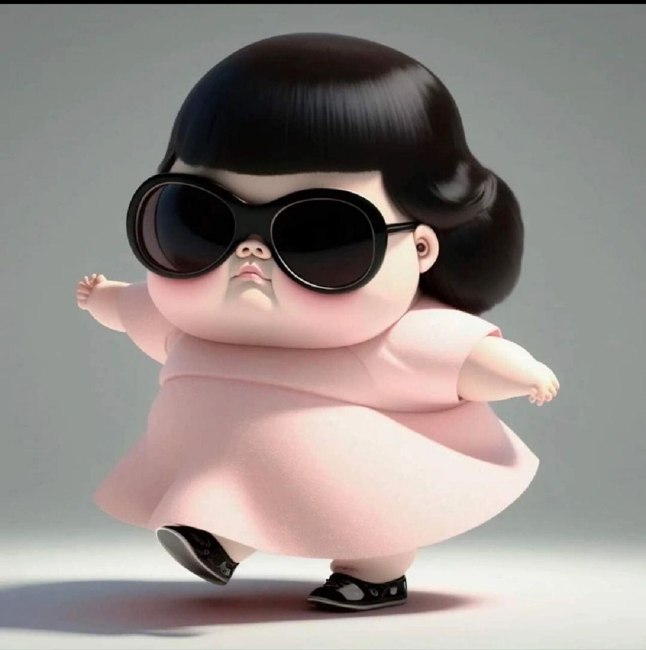 可爱胖妞壁纸7815 我不是胖,只是膨胀得来很可爱09