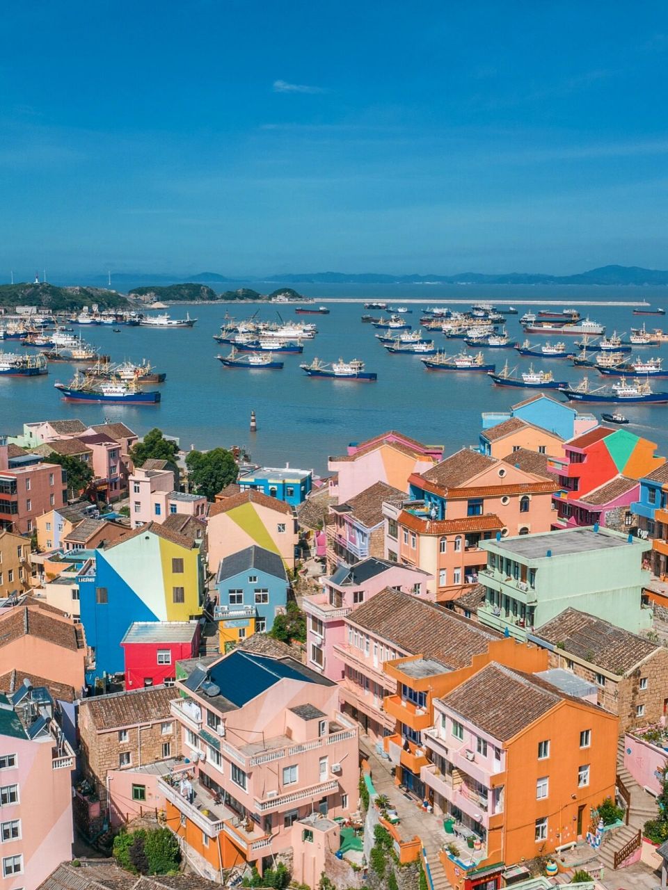 去不了意大利五渔村,那就来台州小箬村吧96 估计很多人对这个七彩色