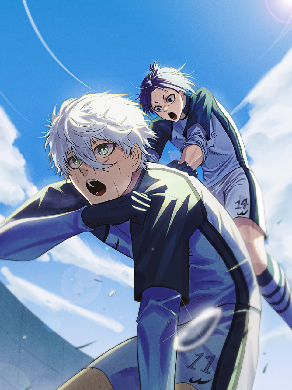 疲劳值加满 #动漫# #blue# lock##蓝色监狱###凪诚士郎###御影玲王