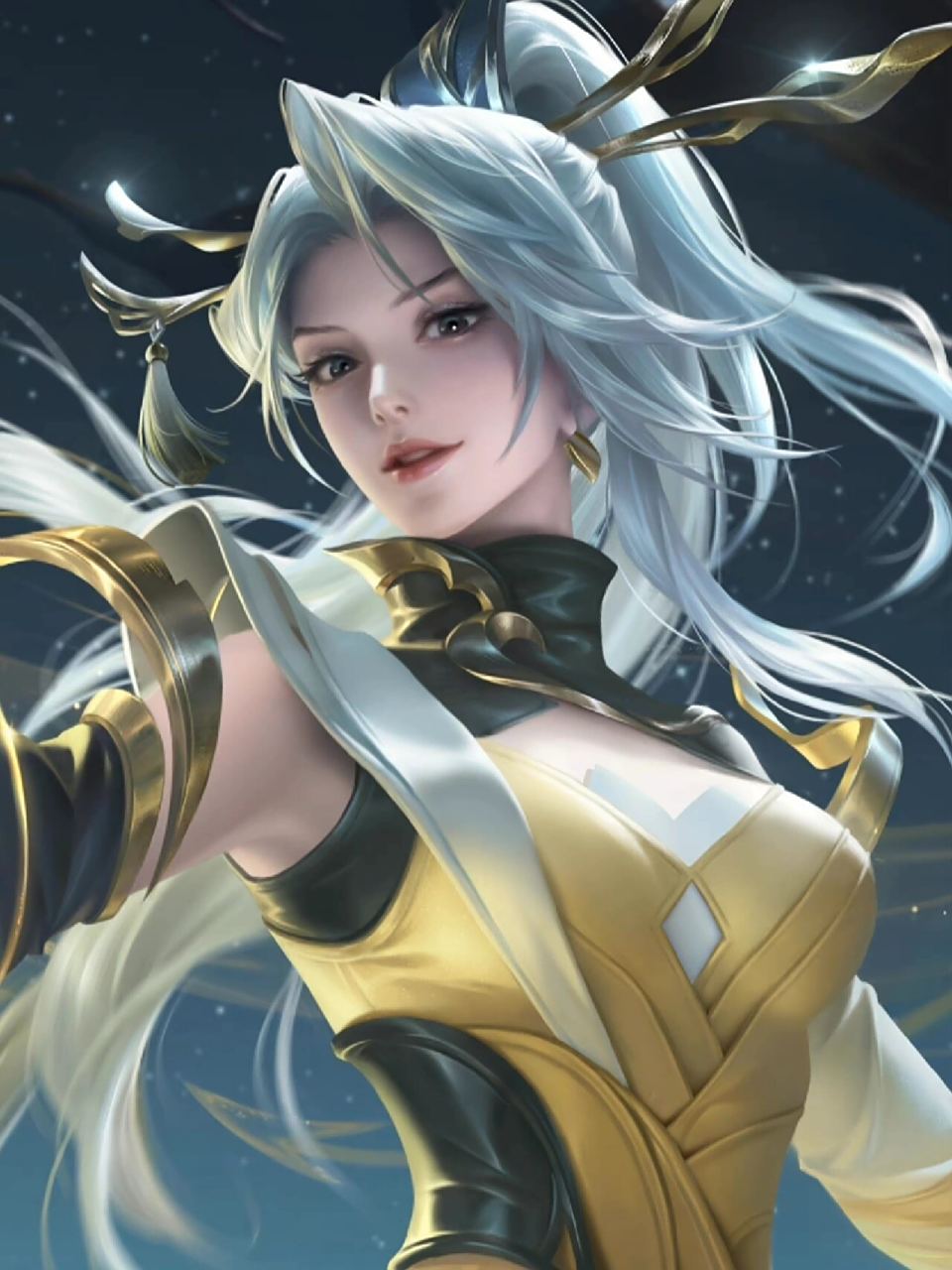 王者荣耀 上官婉儿-万象笔 高清海报 海报和建模的脸都是美的   王者