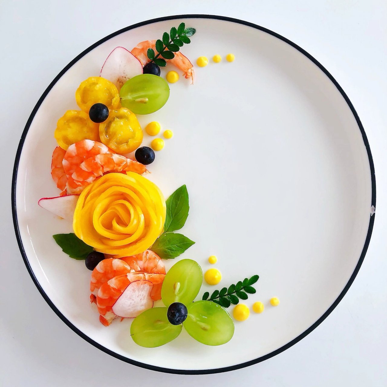 我的下午茶摆盘合集(十二)低脂低卡高颜值94 炫一个高颜值下午茶