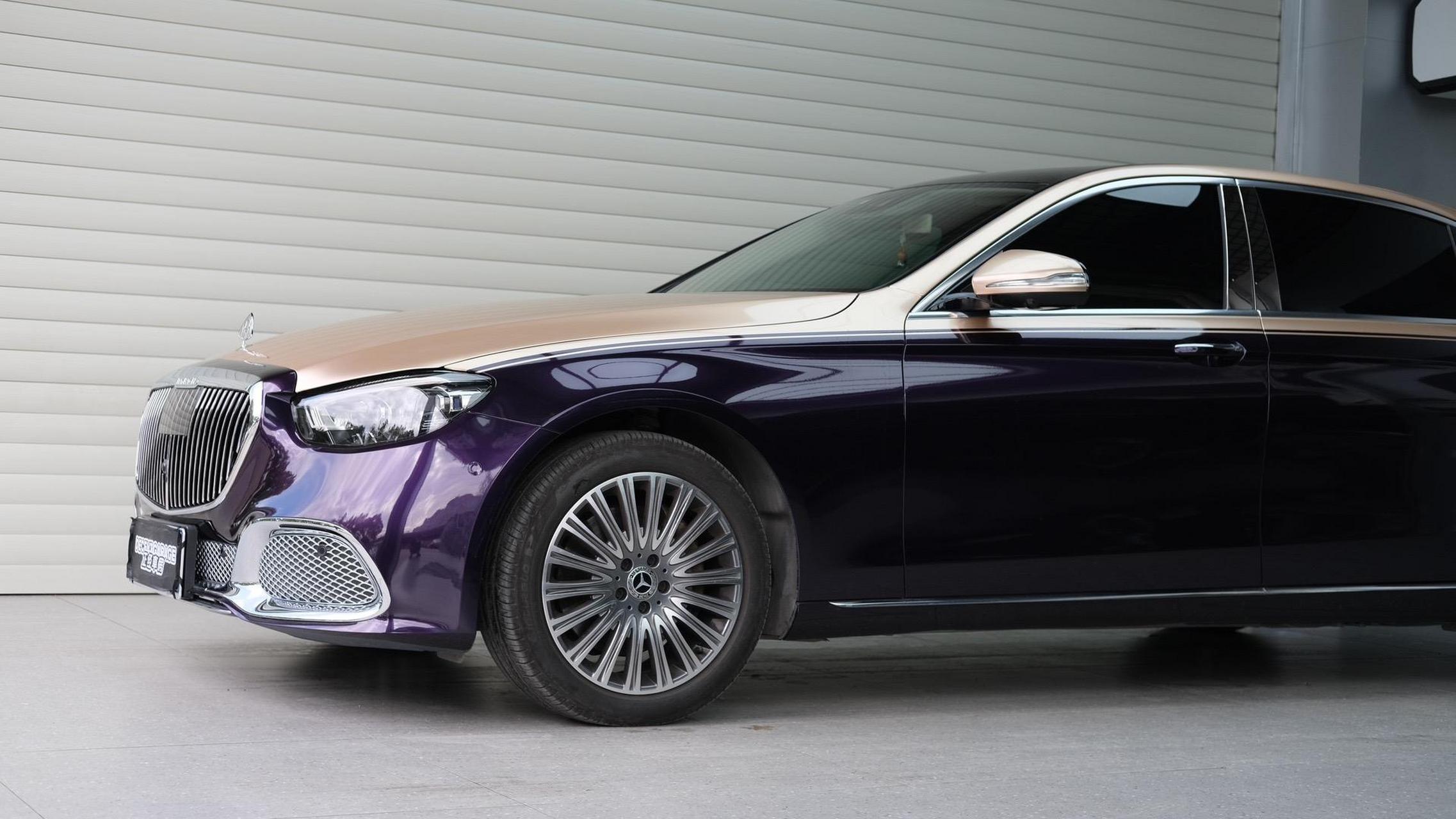 金属葡萄紫77迈巴赫香槟金.