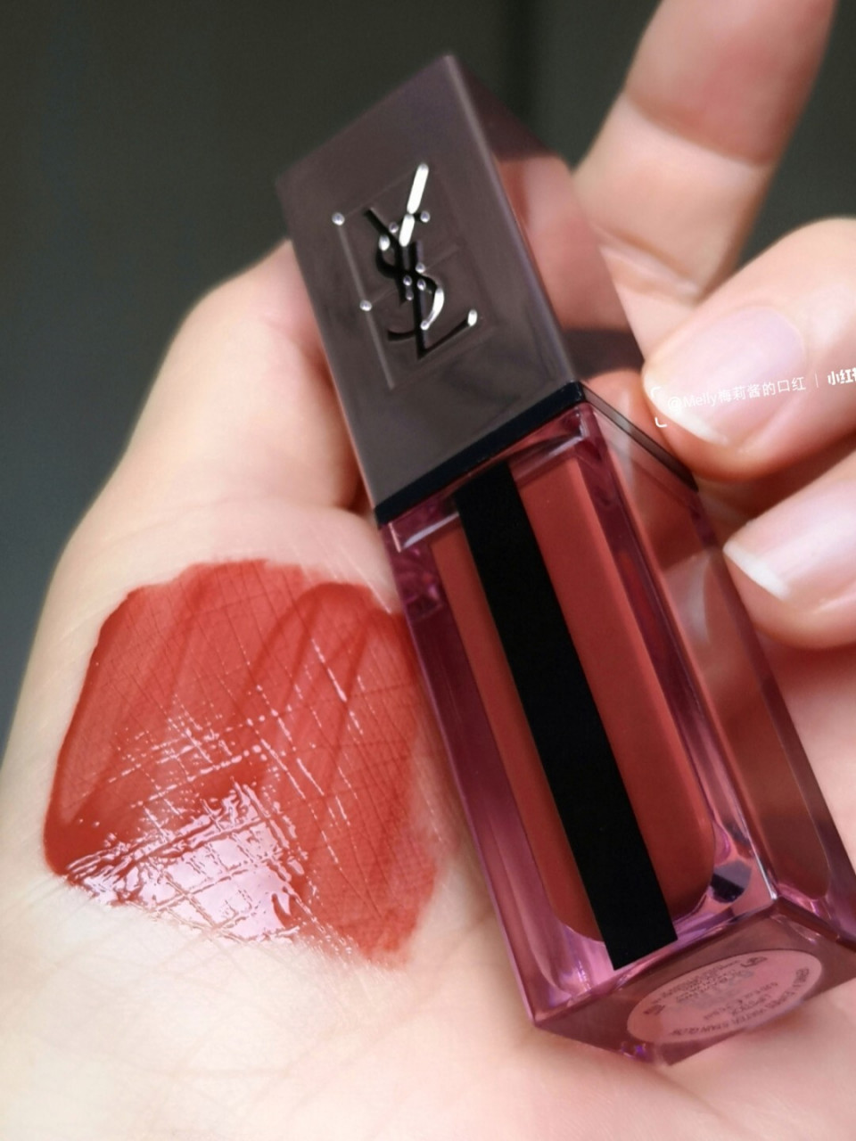 6015新品首发来啦~ ysl圣罗兰2020秋冬限量玫瑰金水光唇釉#202