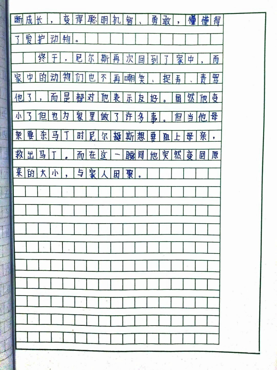 六年级作文《《骑鹅旅行记》梗概》 78 (0003з(036903c)