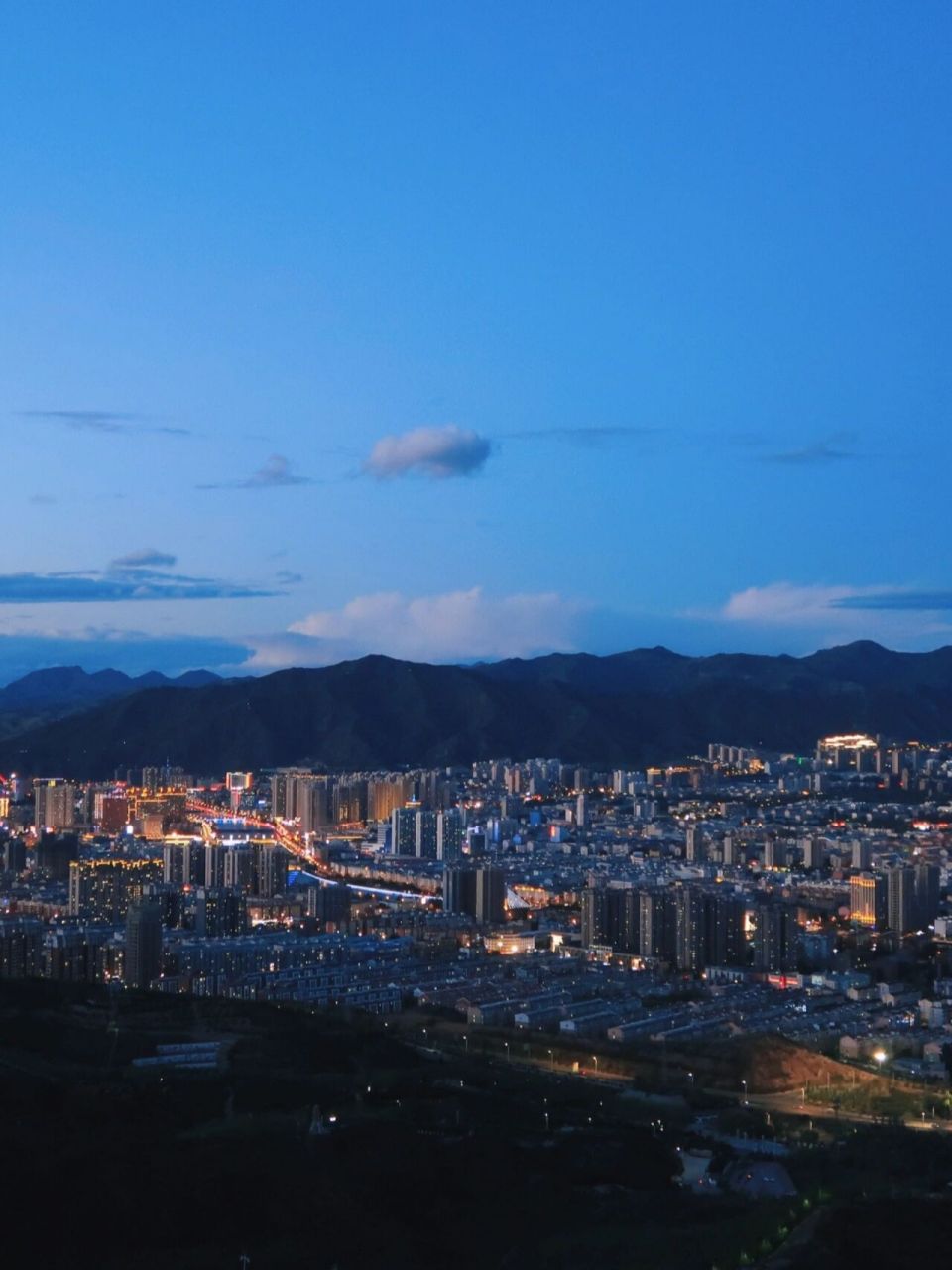 张家口八角台夜景图片图片