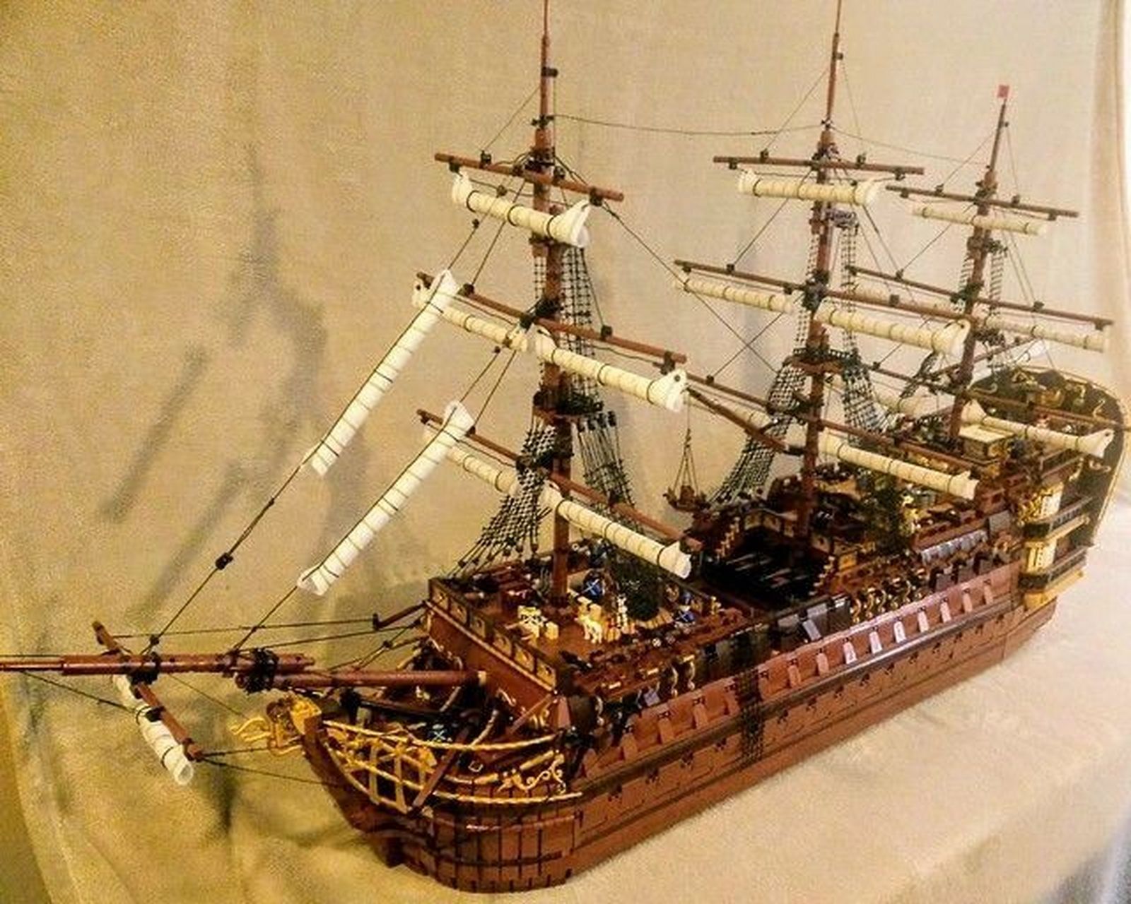 乐高moc搭建分享,海盗船