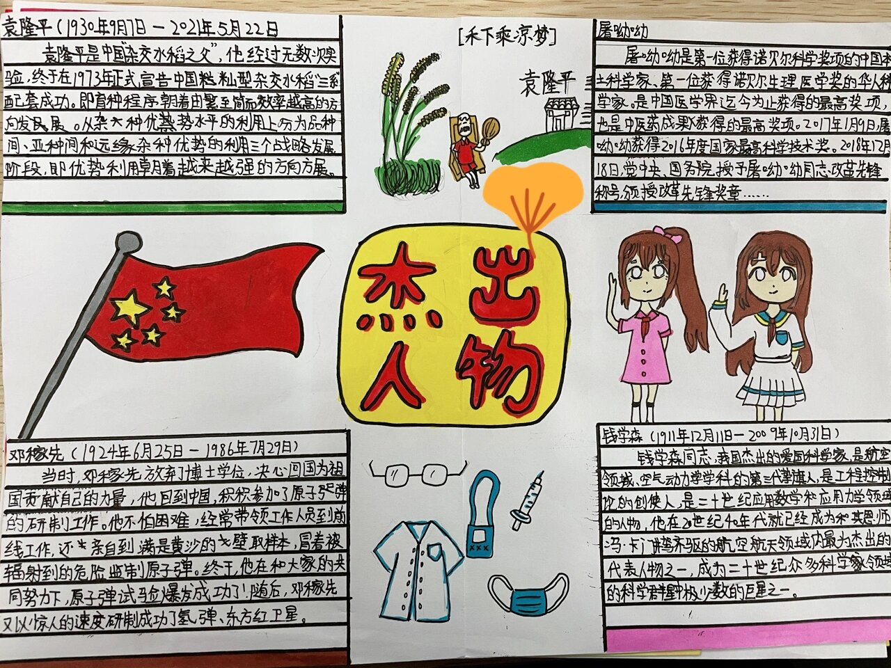 少年中国说 课后题手抄报