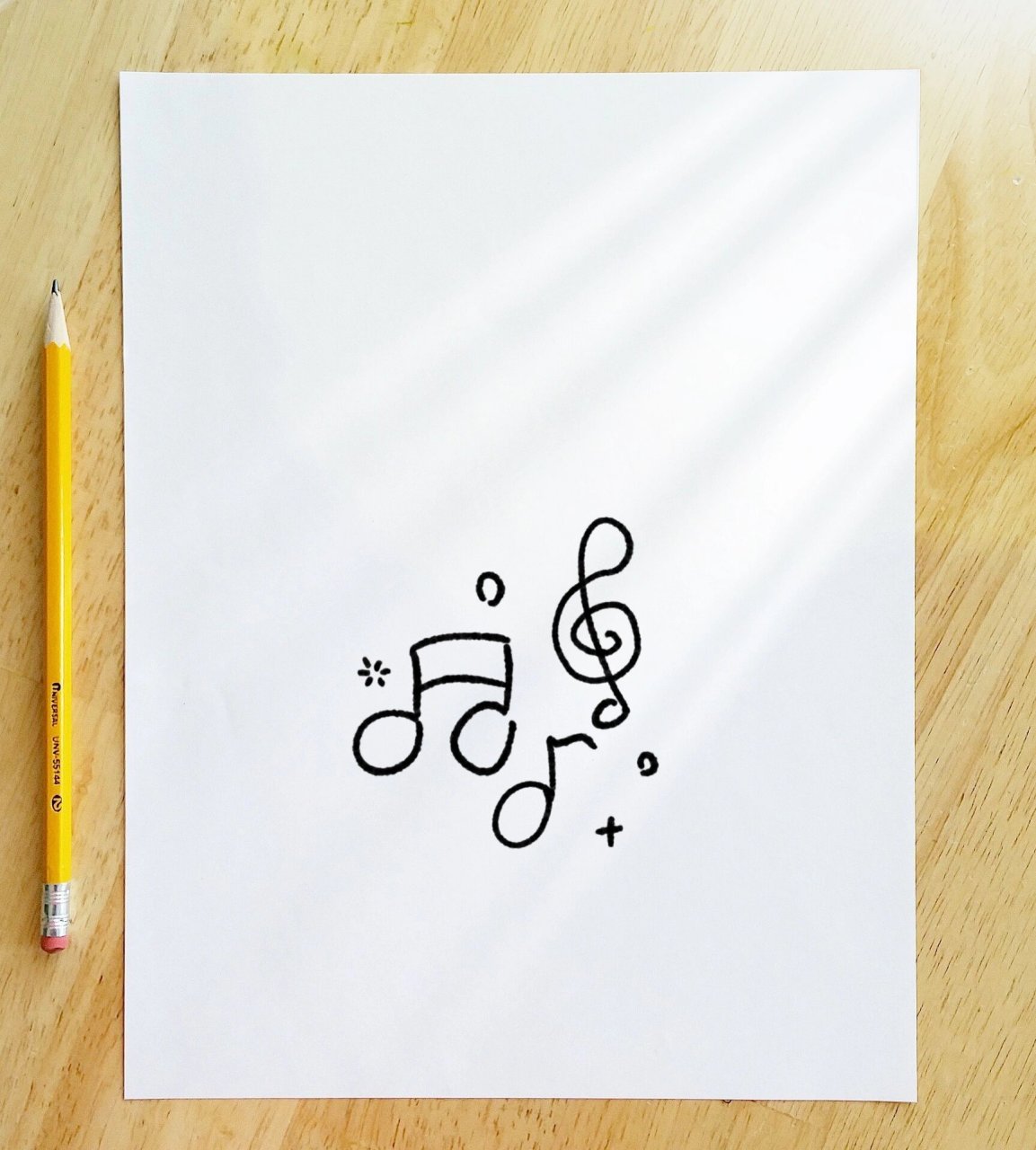 97简笔画教程-音符99