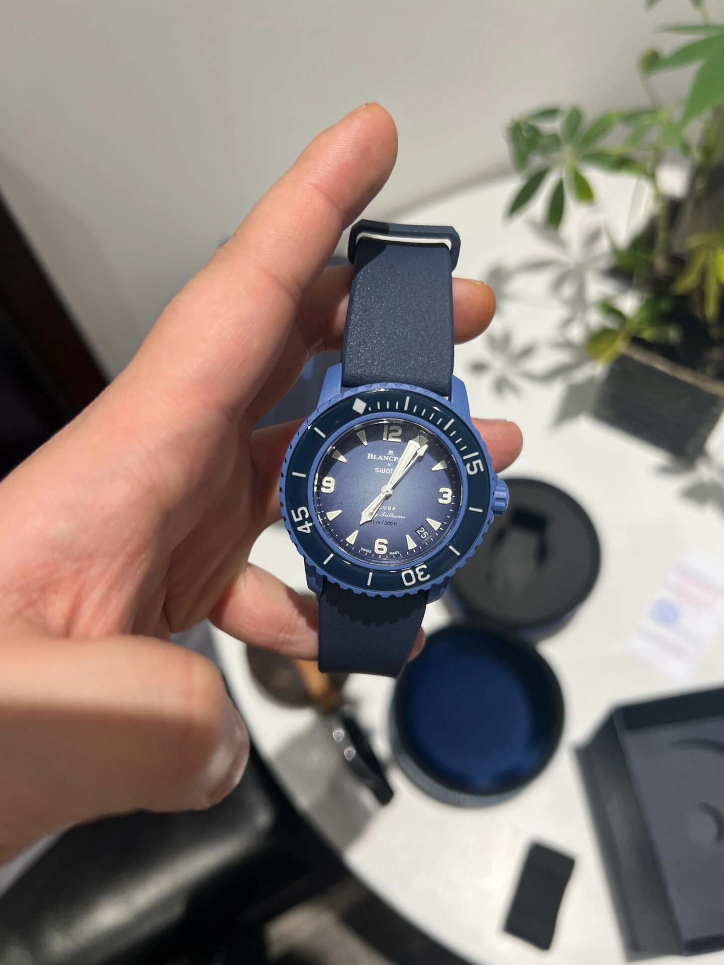 宝珀swatch联名表带更换