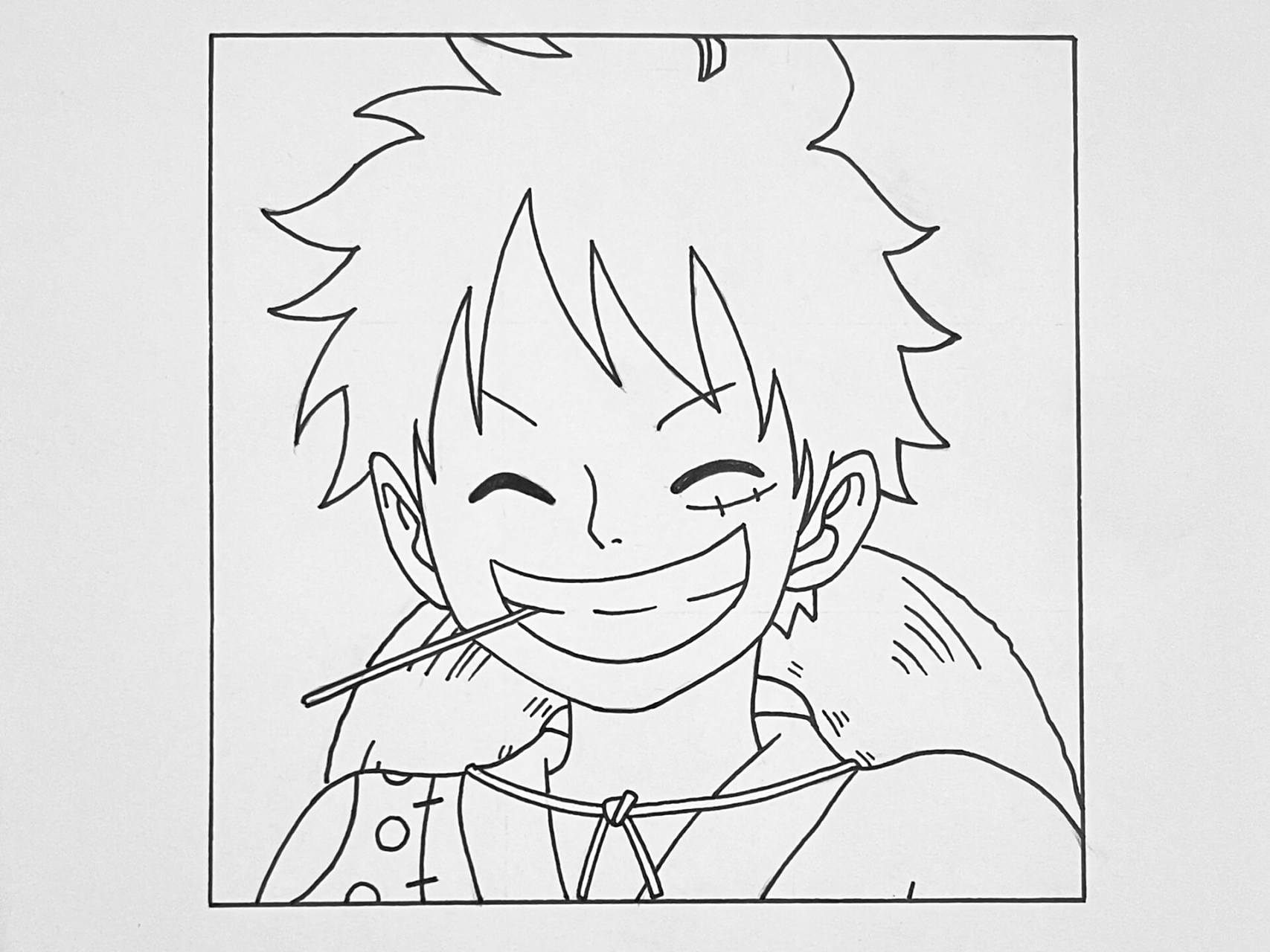 海贼王～路飞7815手绘教程