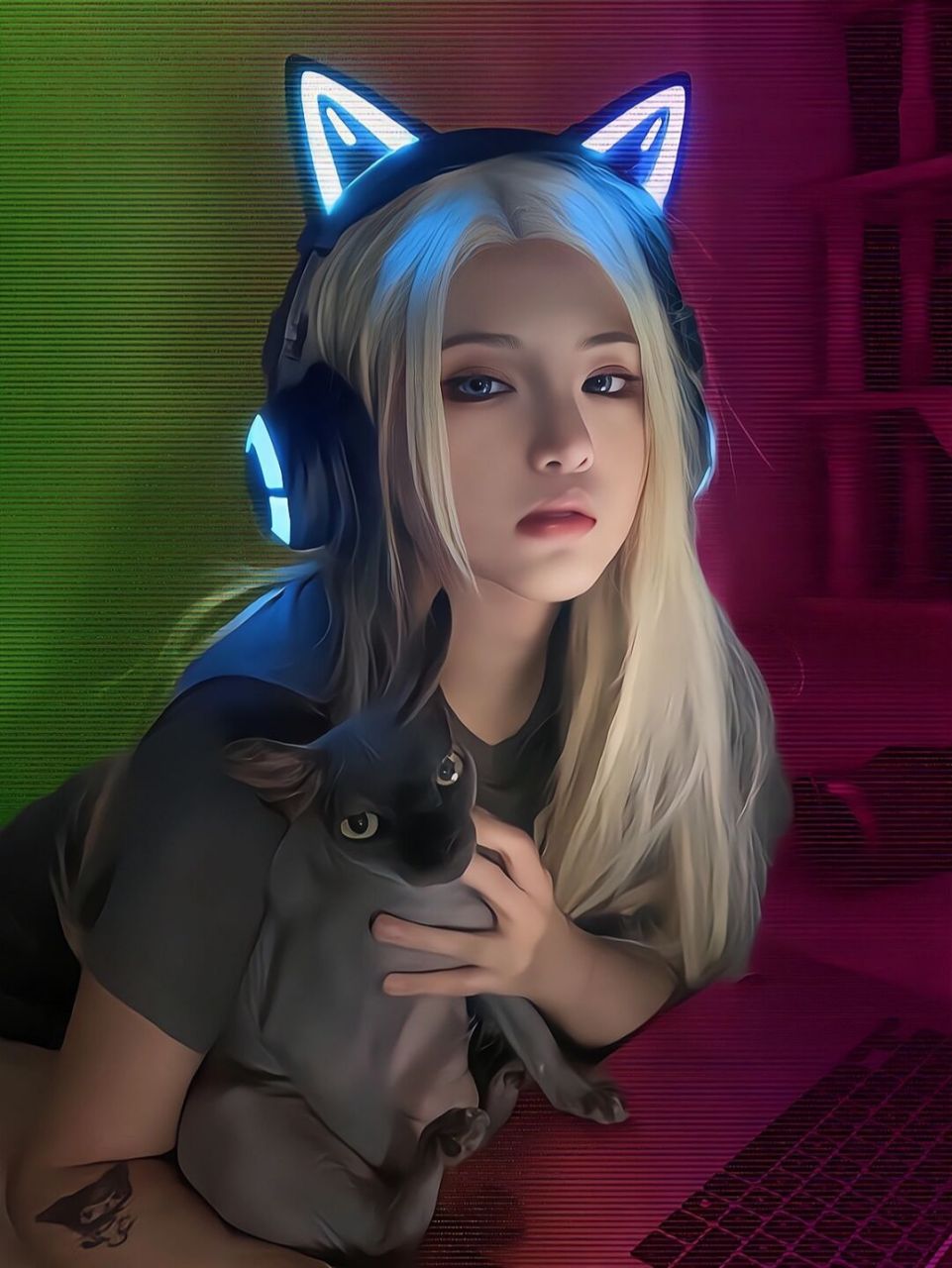 cn:啊川 #cosplay# #高清图片# #电竞少女