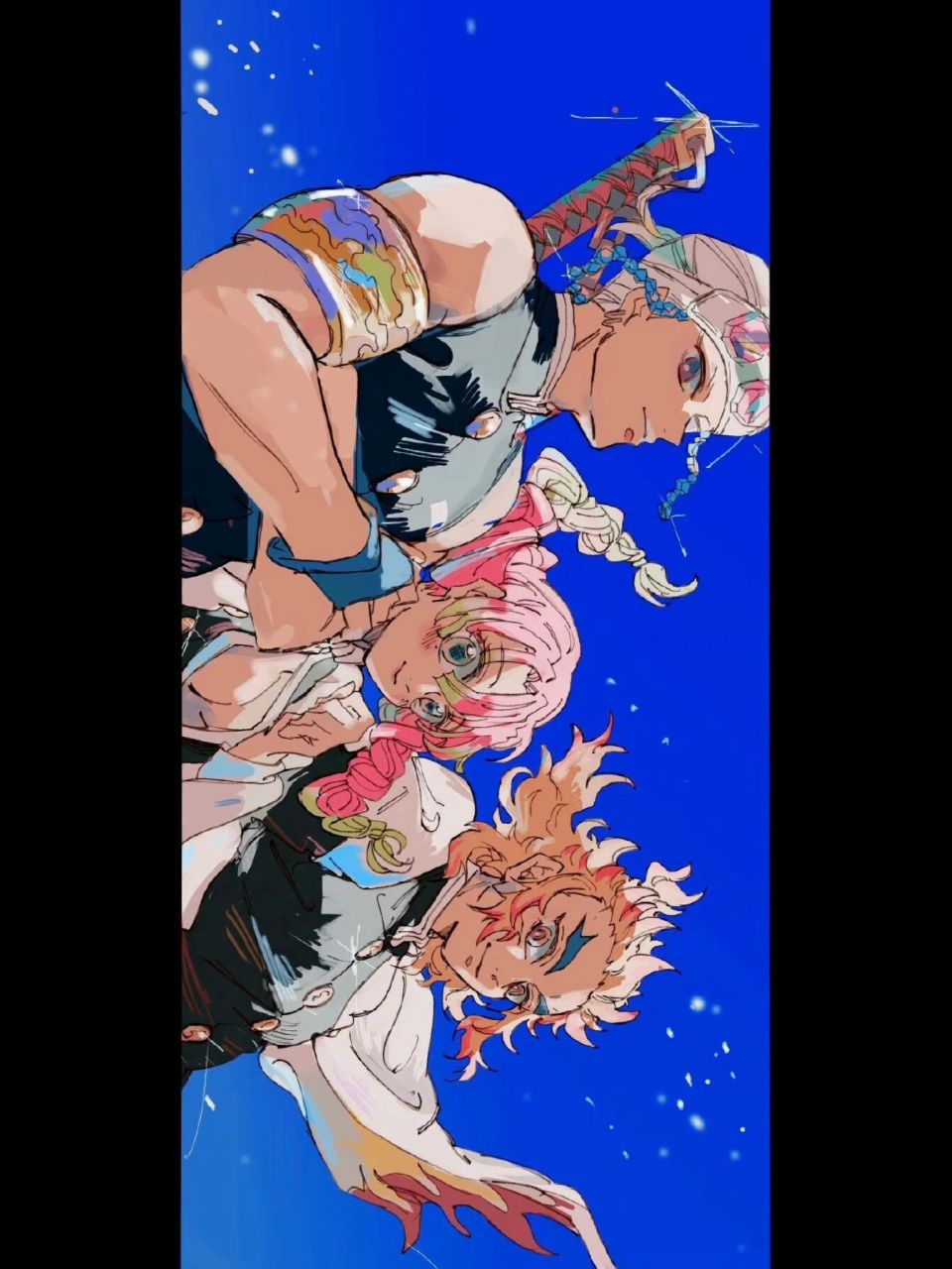 三人组 #动漫# #鬼灭之刃# i:e000025#动漫壁纸