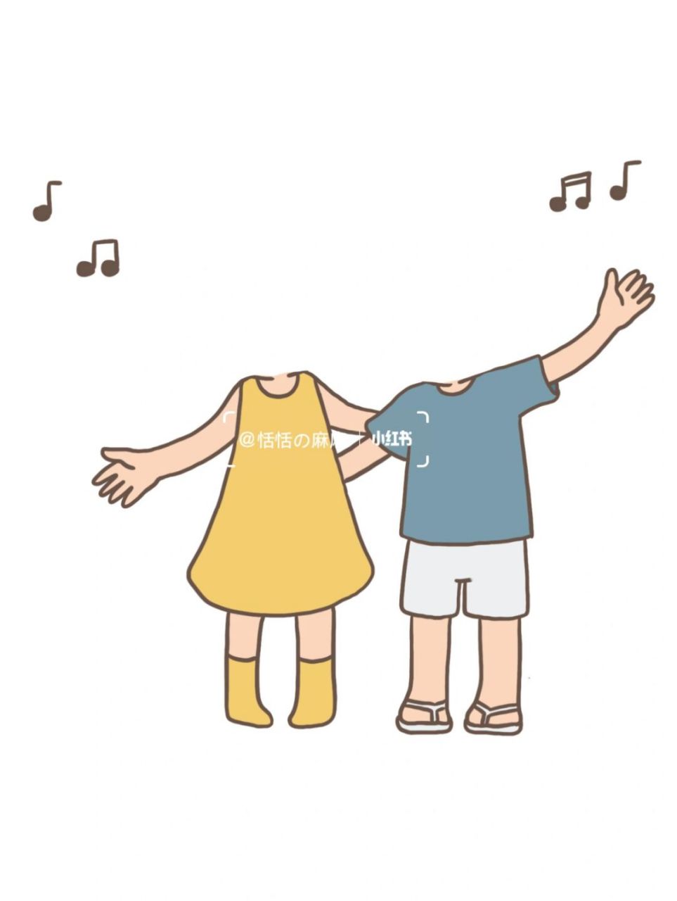 人像抠图素材,适合儿童运动,踢球,唱歌,画画等环创和学校创意使用素材