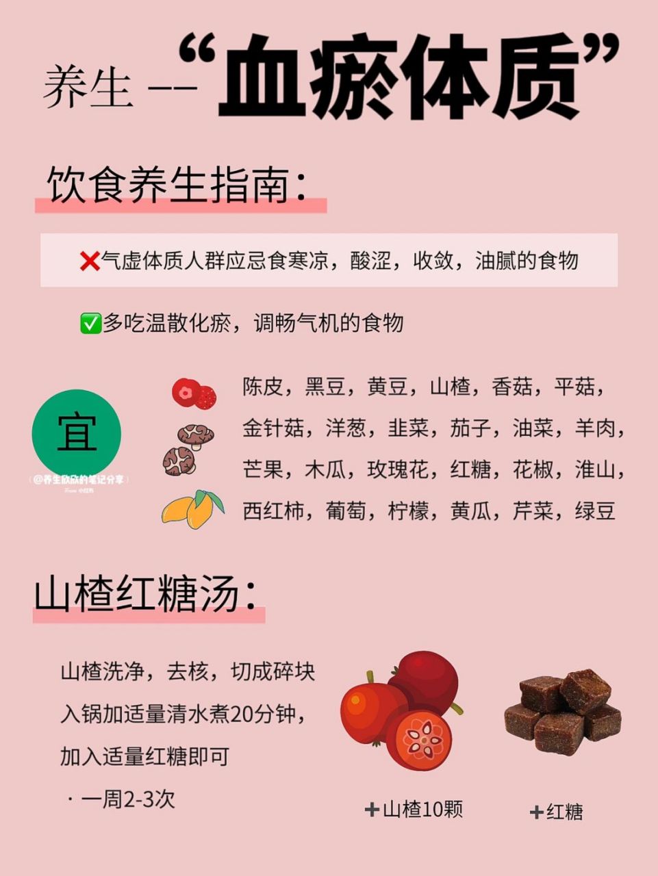 血瘀体质如何调理图片