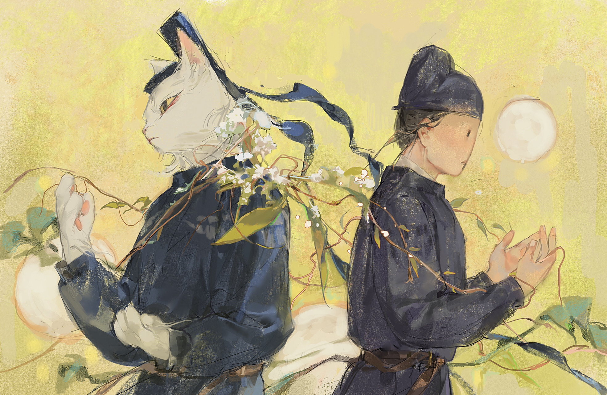 【饼拾】冬青红 菟丝子 室外 今天搬点大理寺日志的图   冷圈美帝x