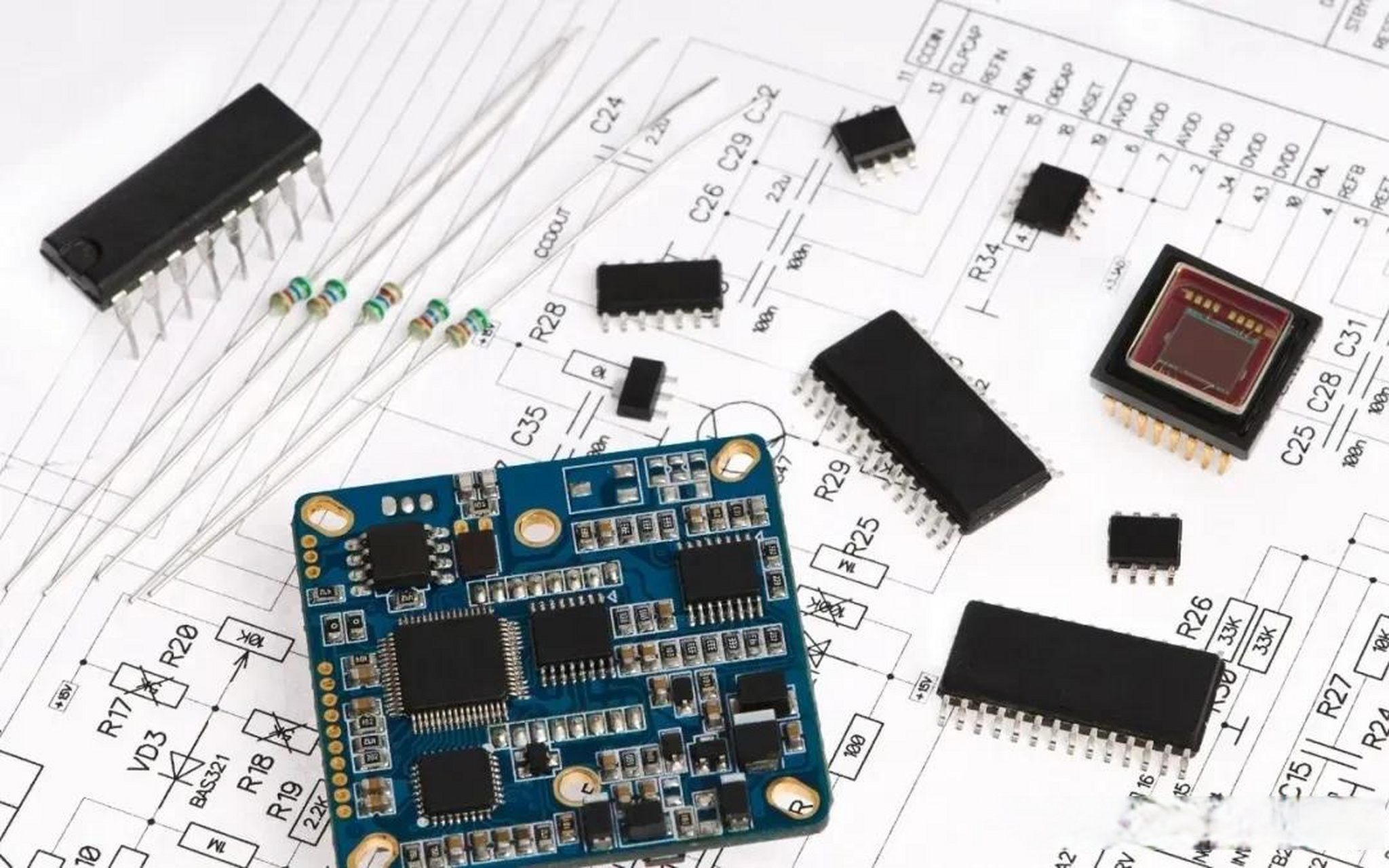 电子硬件实物 赠海量视频电子元器件