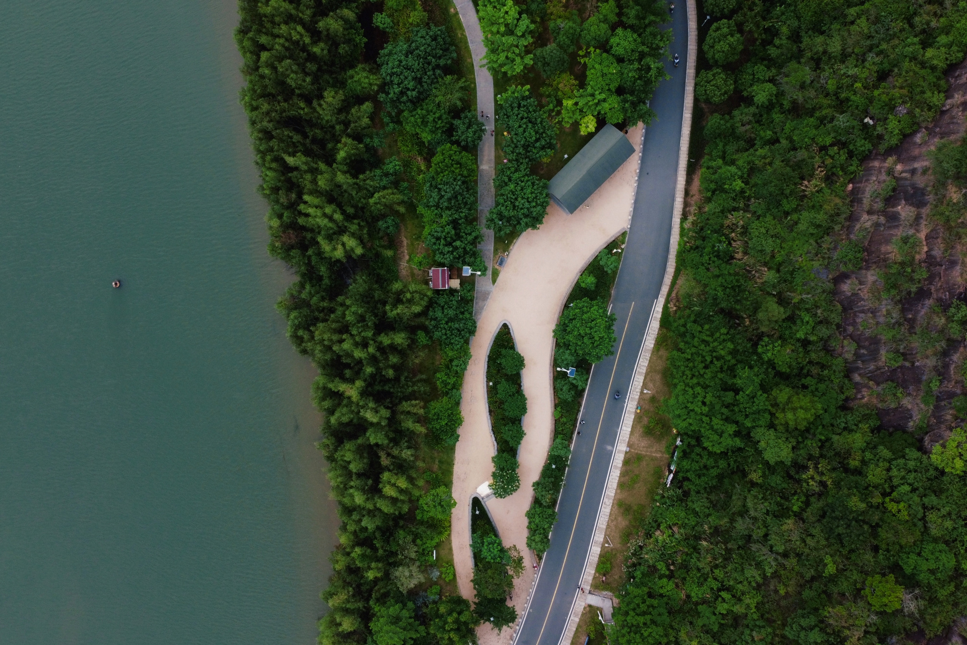 广东|惠州虎头山公园无人机周末航拍美景99 虎头山公园位于红树林