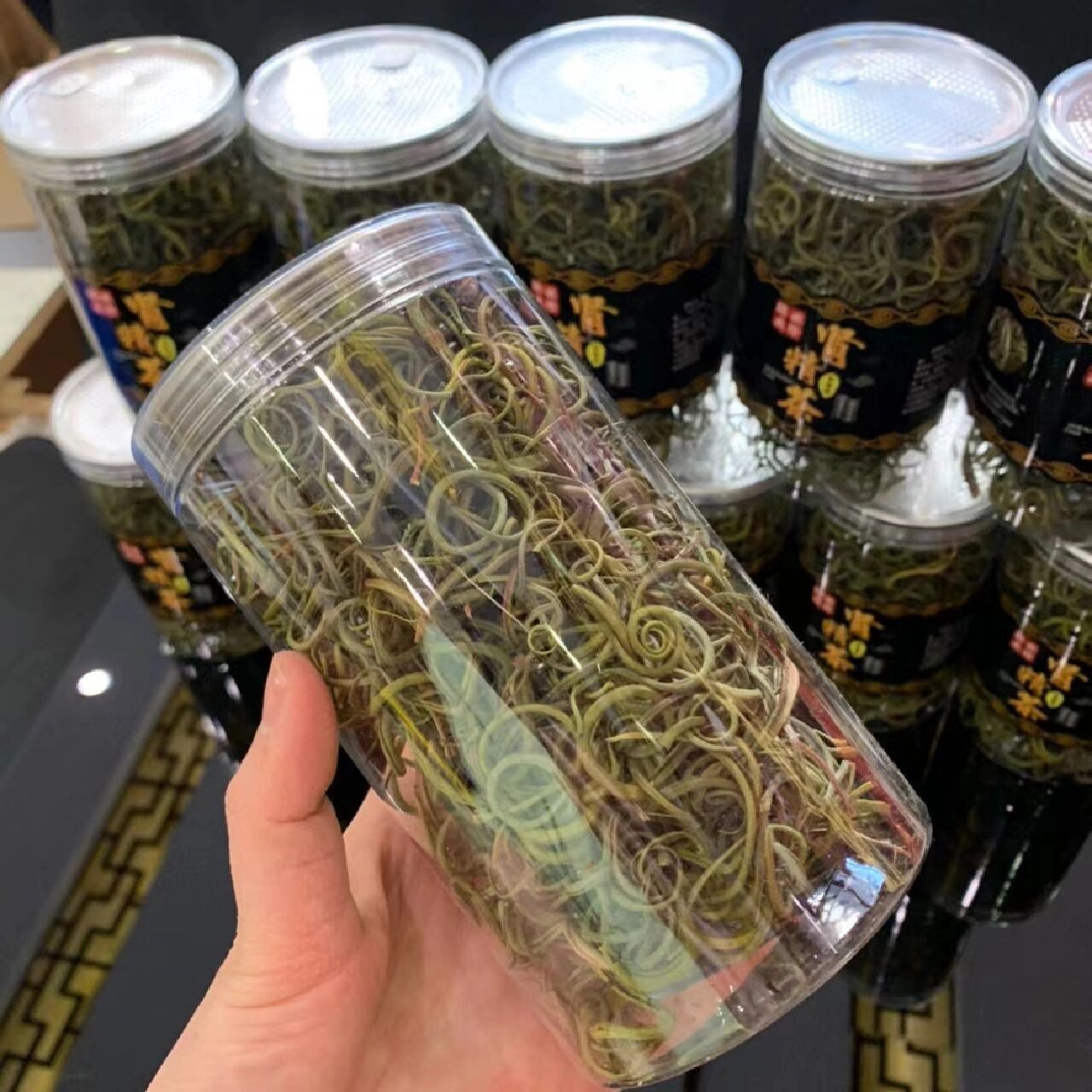 精选肾精茶(东北野生石茶)一瓶50克 ,纯手工挑选 无根儿 无黄叶 肾精