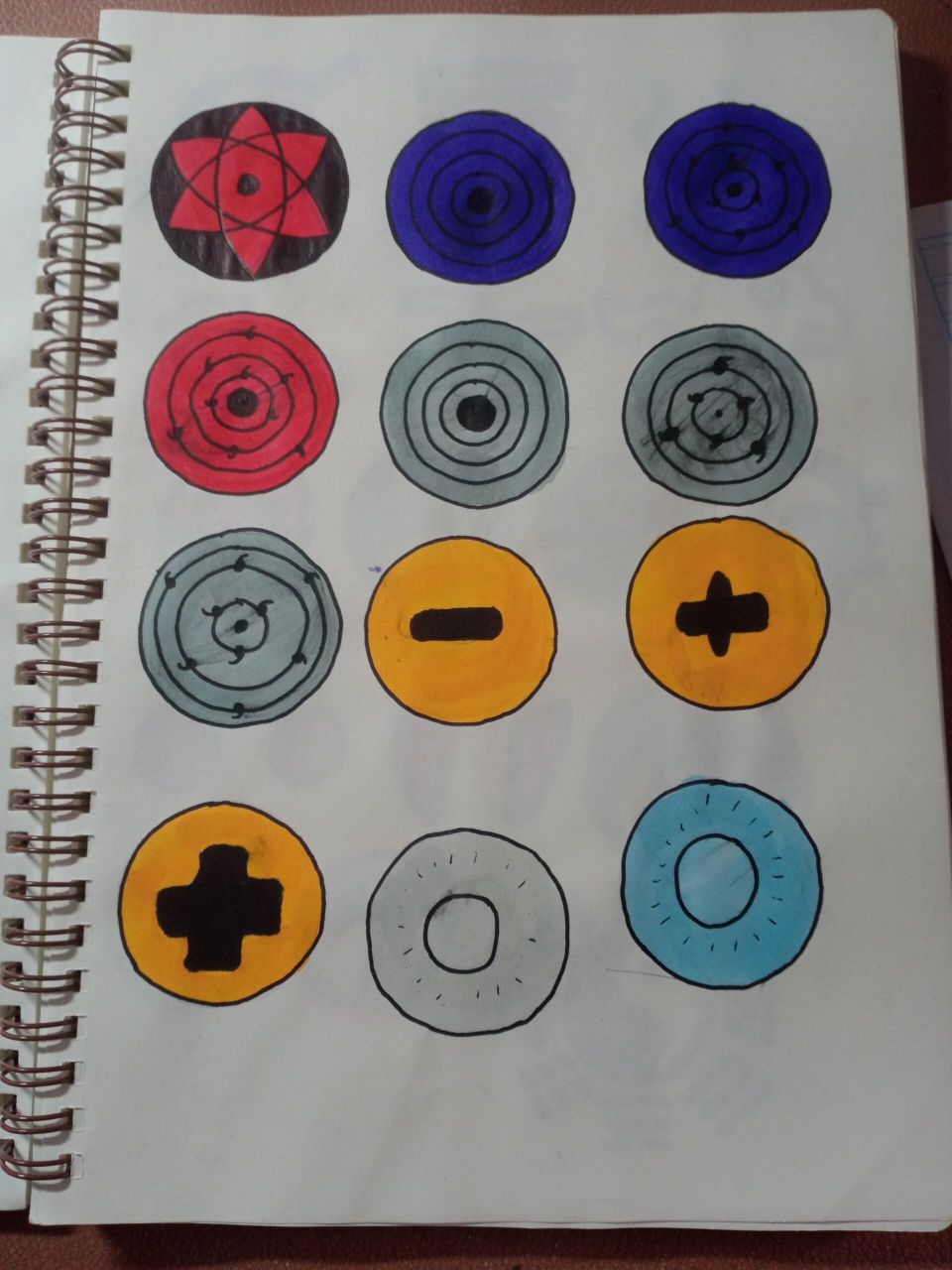 写轮眼绘画 太难画了,足足画了我一下午.