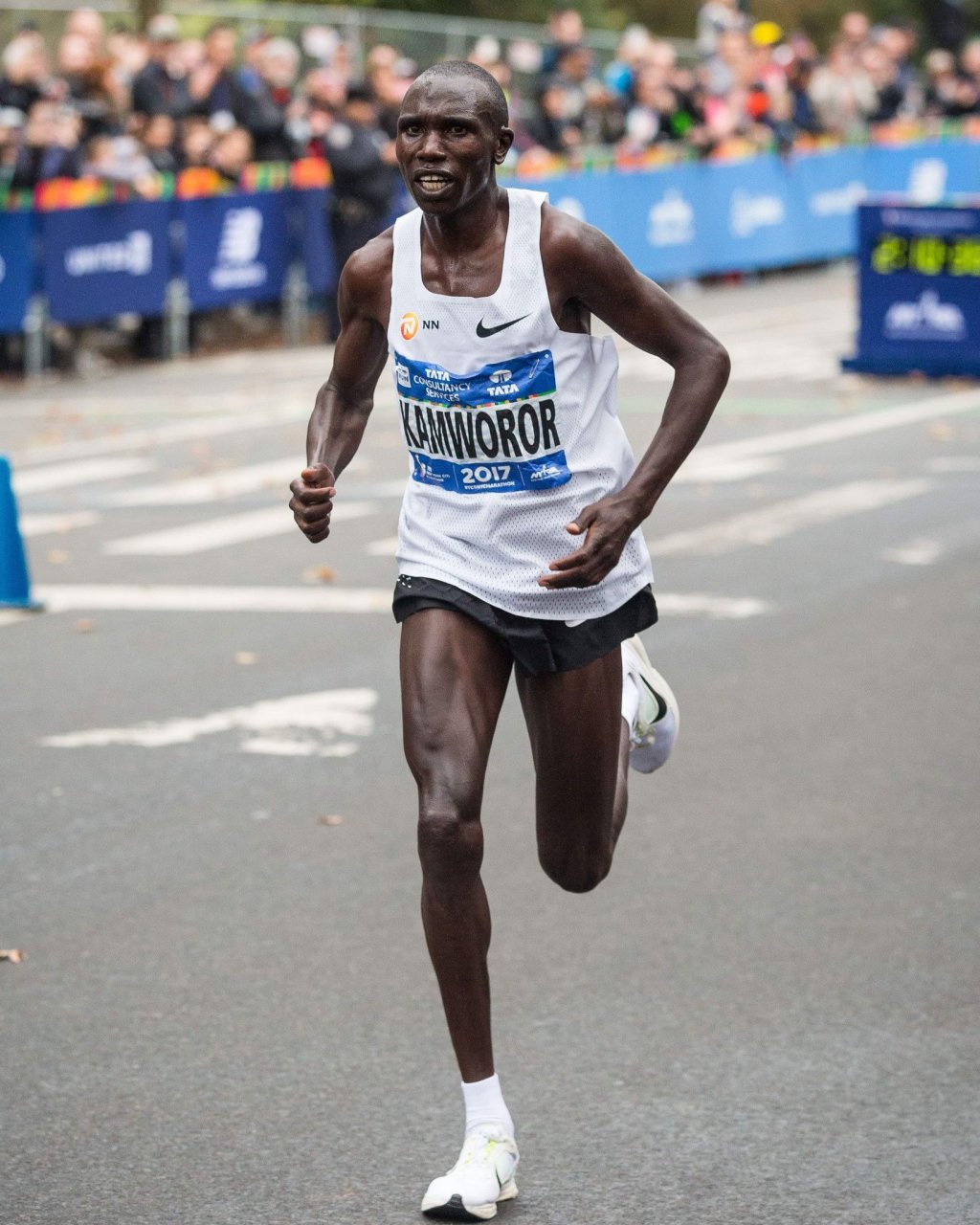 两届纽约马拉松冠军得主,肯尼亚马拉松名将杰弗里·坎沃