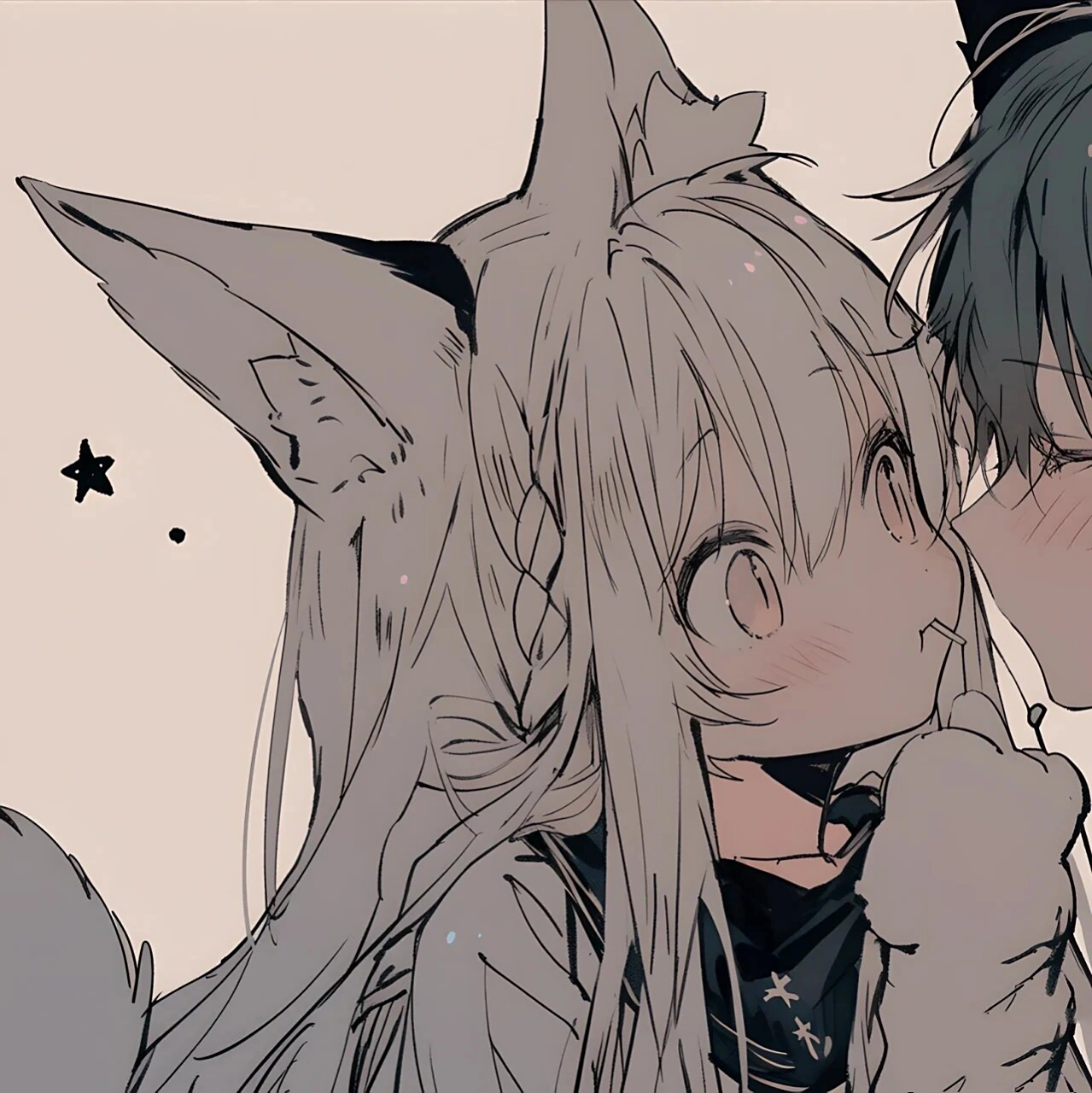 狐狸情侣头像 送情侣头像啦!快艾特你的男朋友/女朋友换上吧!