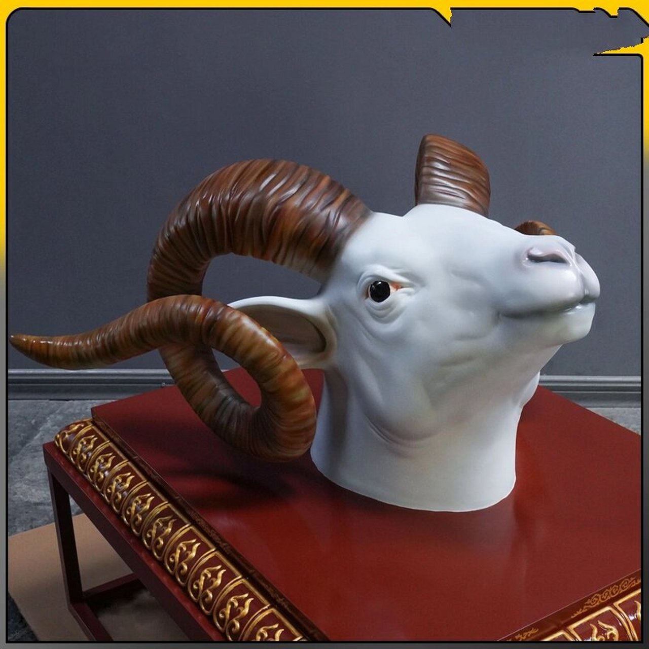 开业  供品   地方风俗 祭祀 祭奠 白事   猪头,牛头,羊头雕塑