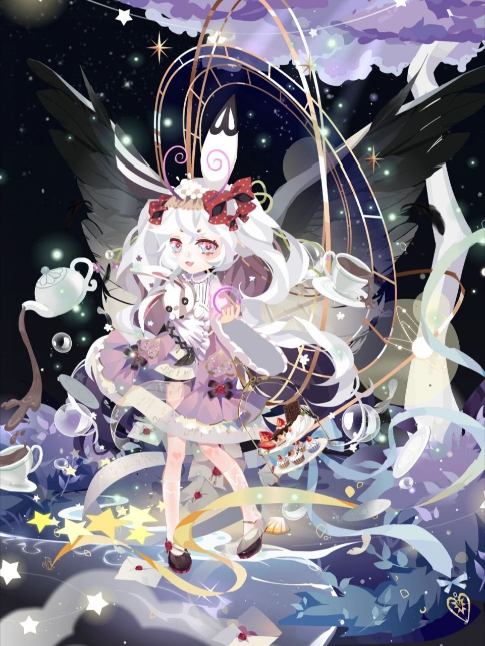 98小花仙|页游穿搭 偶尔打开游戏白嫖抽奖 靠大充老玩家福利和抽的