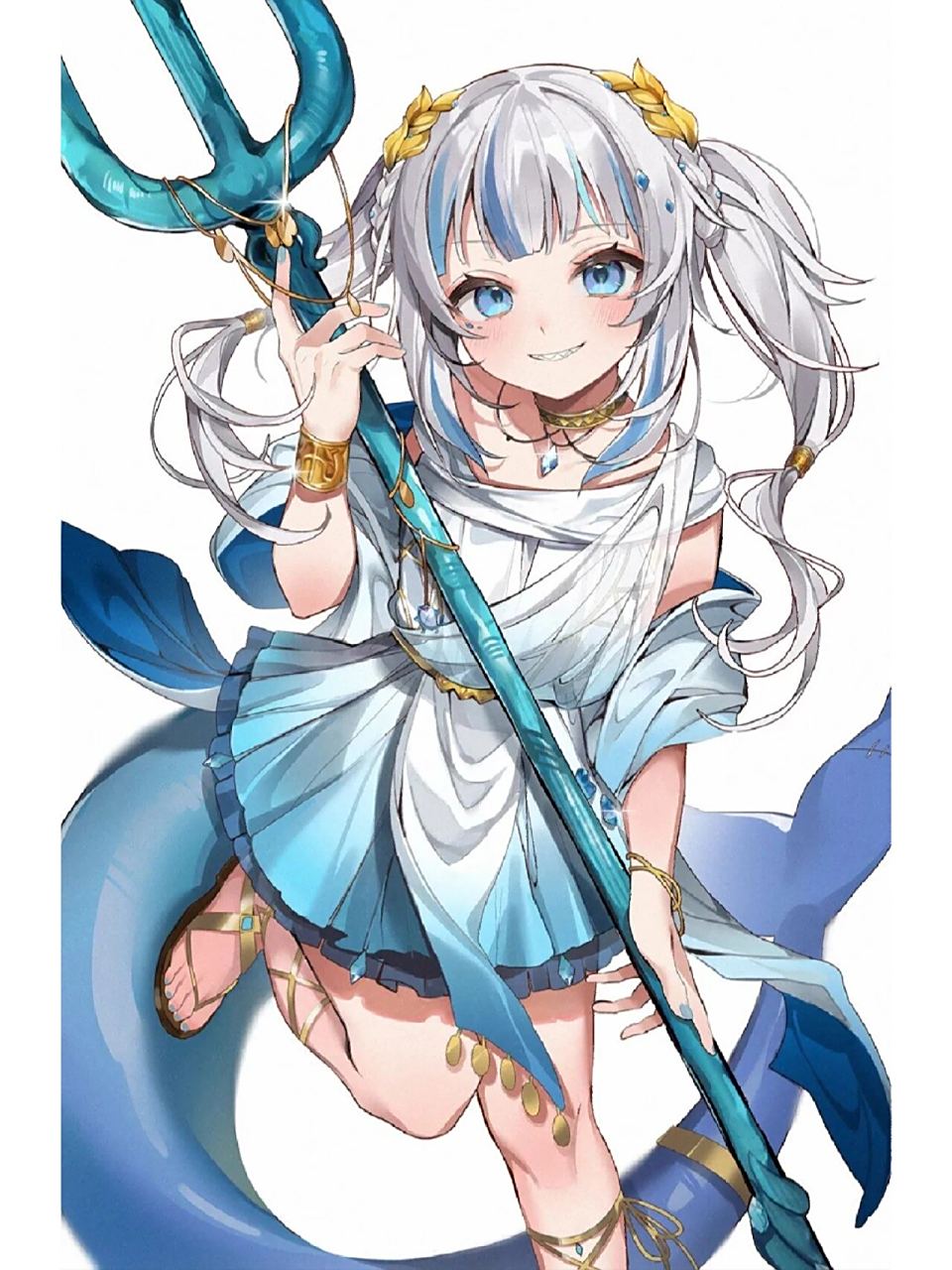 gawr gura 鲨鱼女孩壁纸(3)