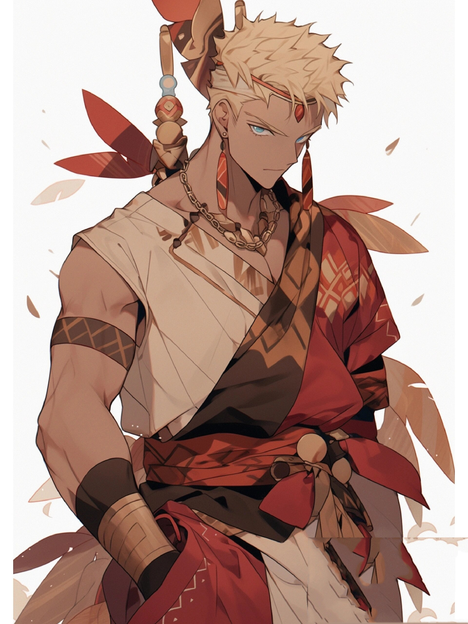 六种不同类型的西域男子 #ai绘画# #漫画美男# #绘画