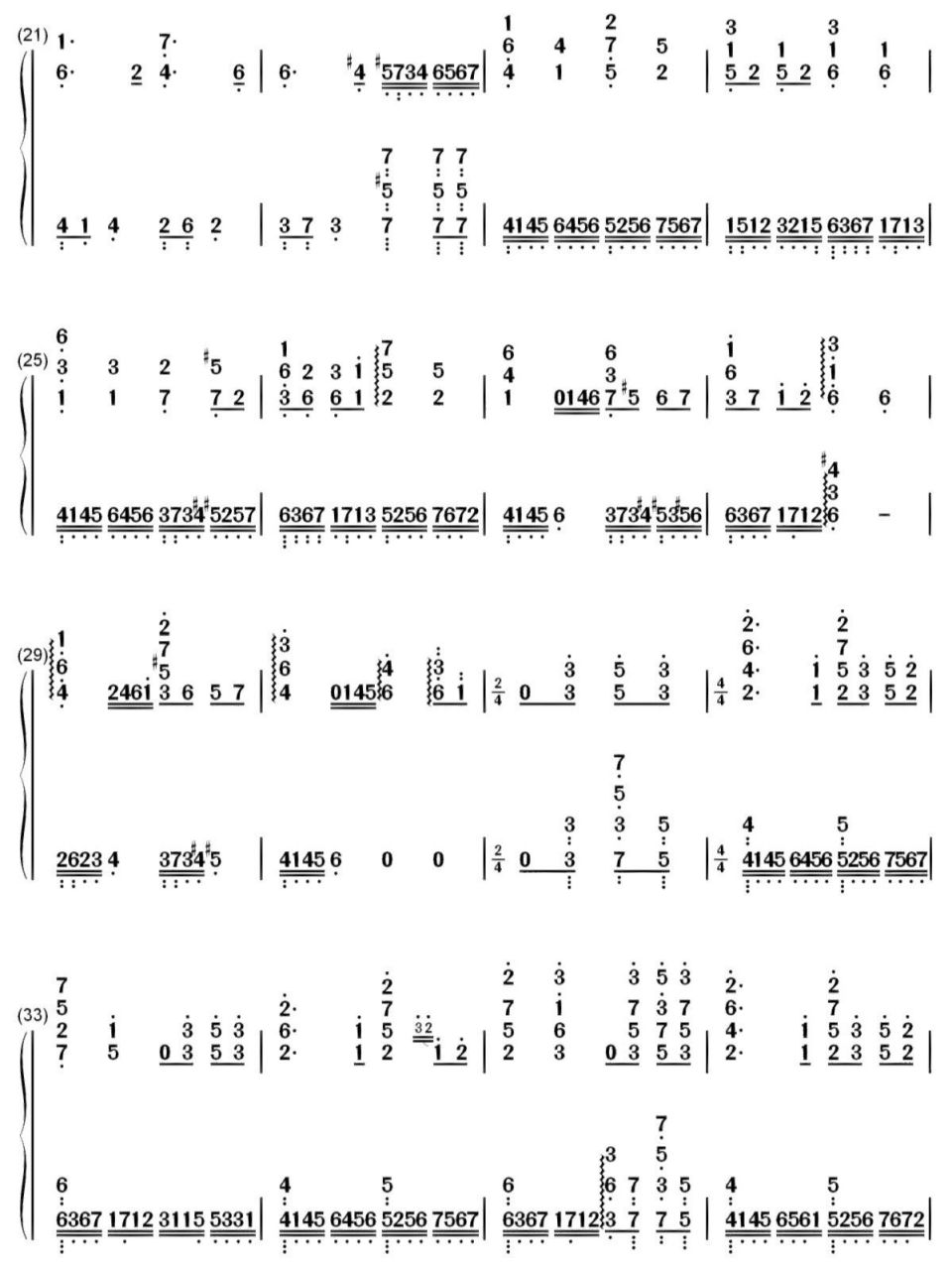 《eutopia》简谱 谢谢 给我的原谱