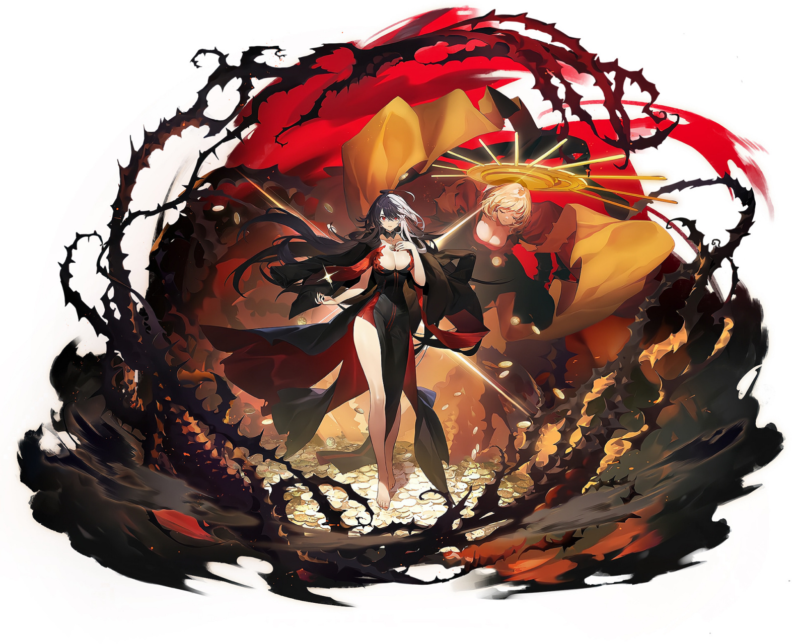 【审美】坚持看图打卡77 白夜极光立绘欣赏 游戏:白夜极光 91共计