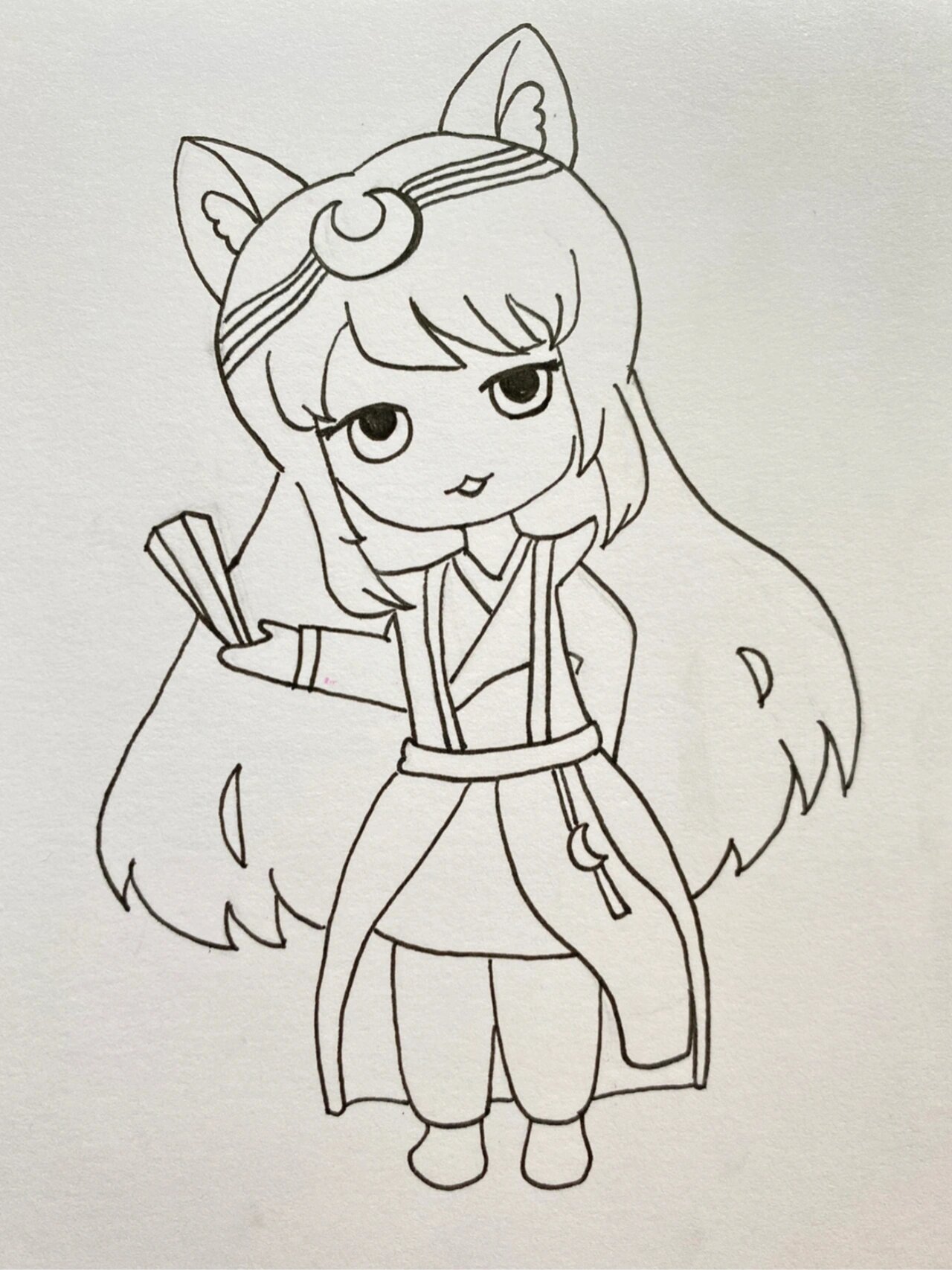 41.叶罗丽颜爵简笔画 临摹:卡通小艾