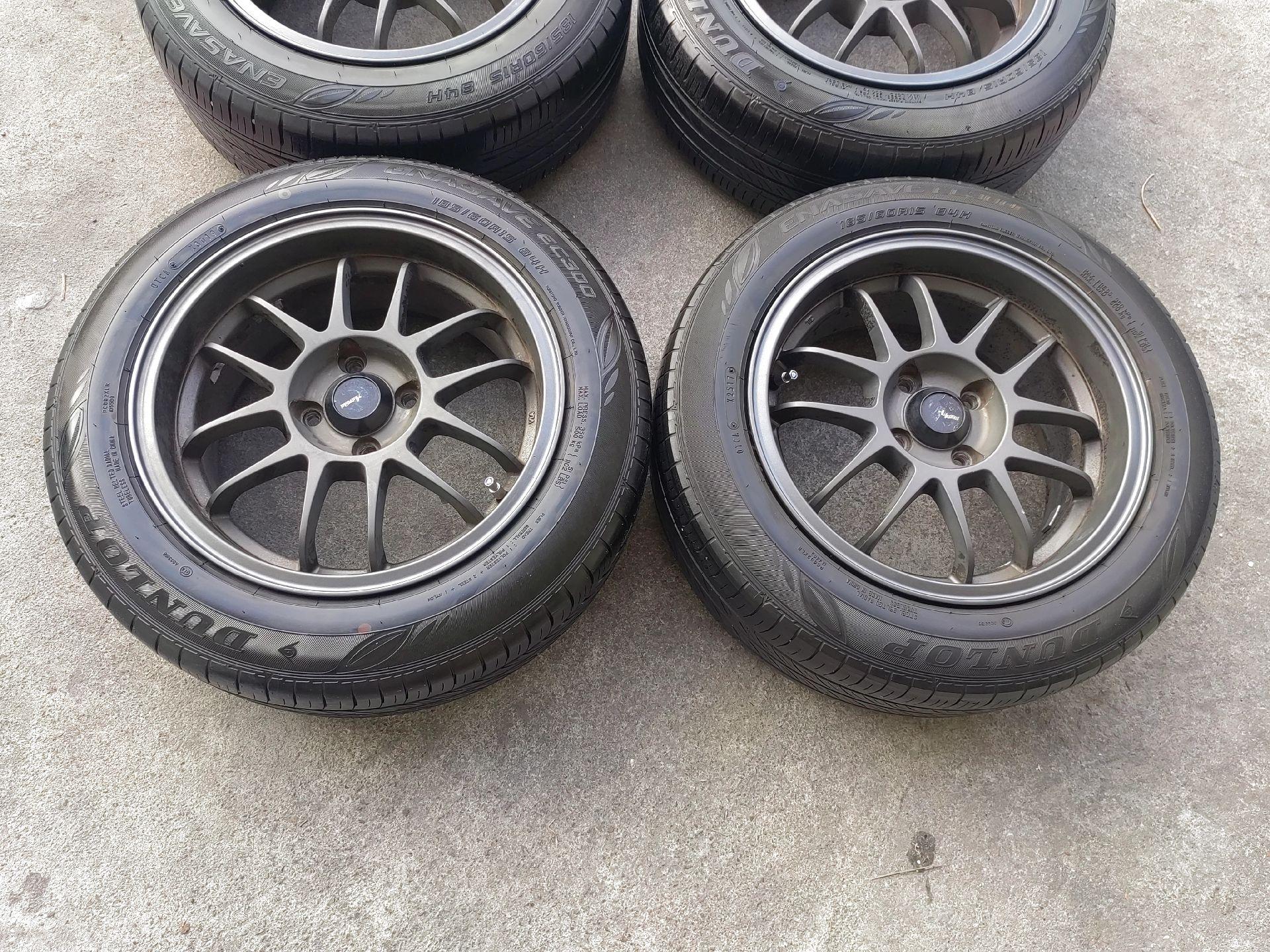 雅泛迪s850飞度定制版轮毂带胎四个,成色精品,轮毂孔距4×100,适合