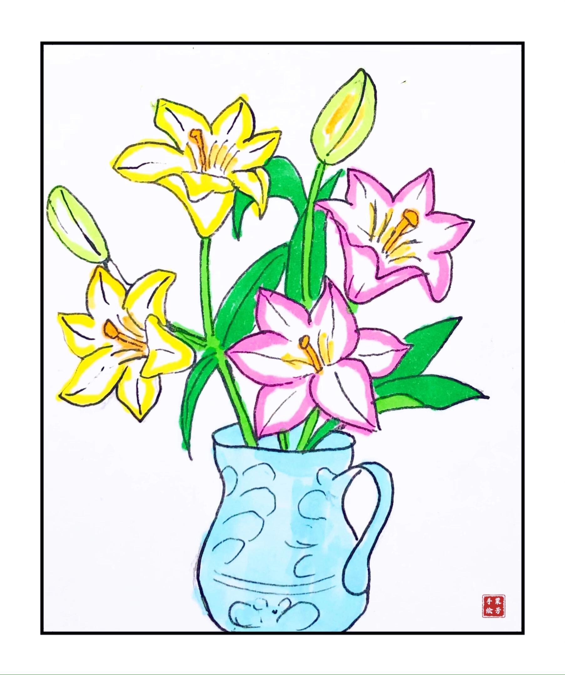 常见花简笔画