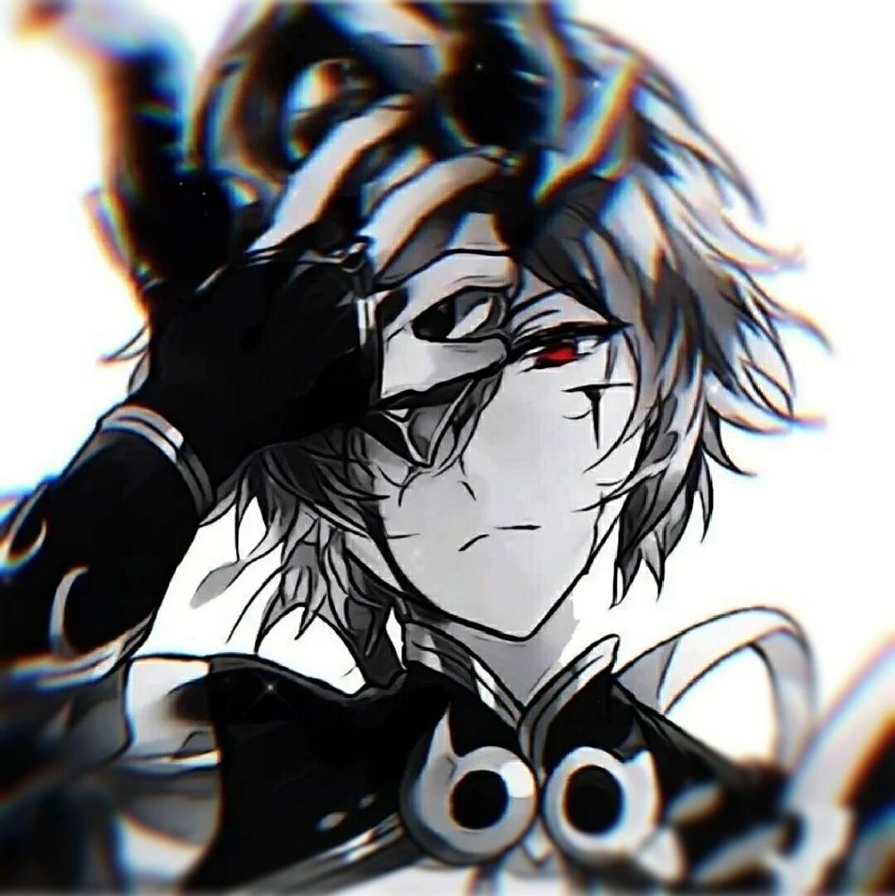 男生黑暗系动漫头像