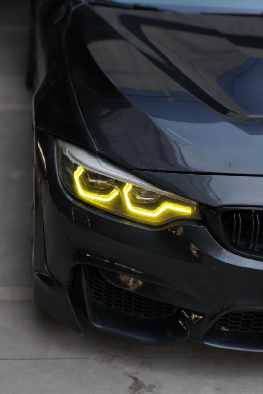 老款天使眼改双色黄金眼m4勺子日行灯 还原f82 m4  lci勺子大灯设计