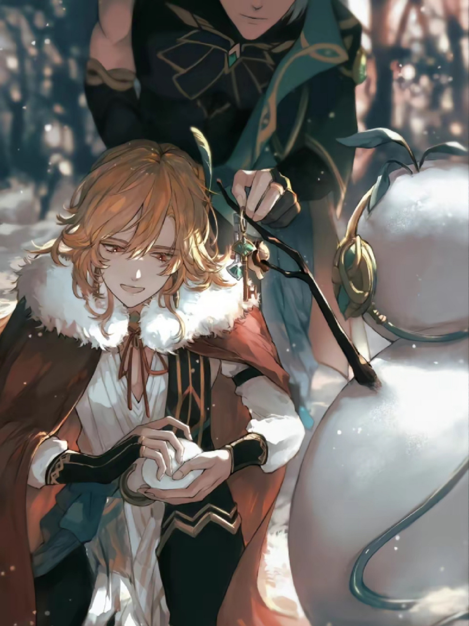 "卡维抬头 看看这是什么~" 作者:落椿暖花开