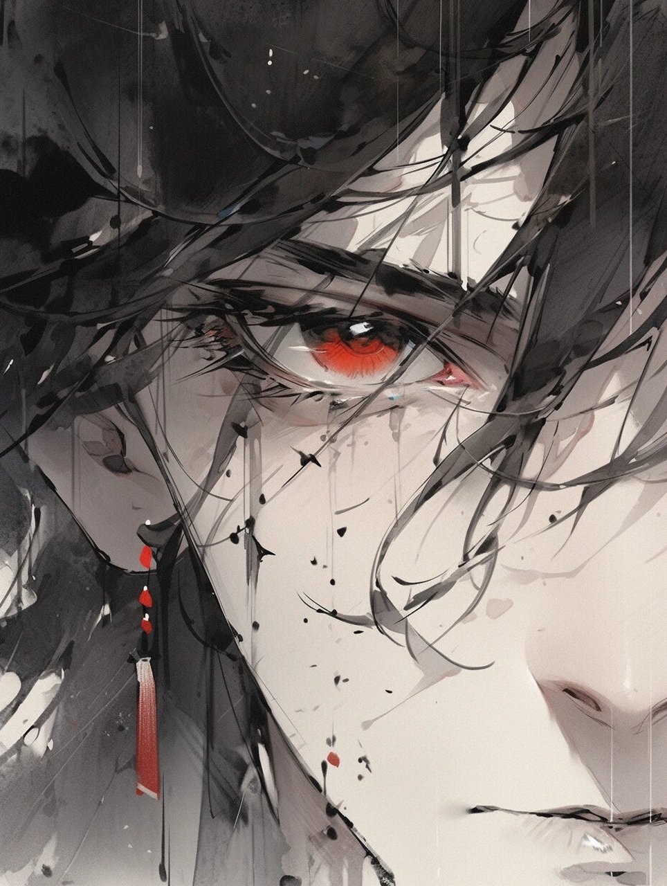 emo古风男头像 好久没画头像系列了 忧伤男头来了[期待][期待][期待]