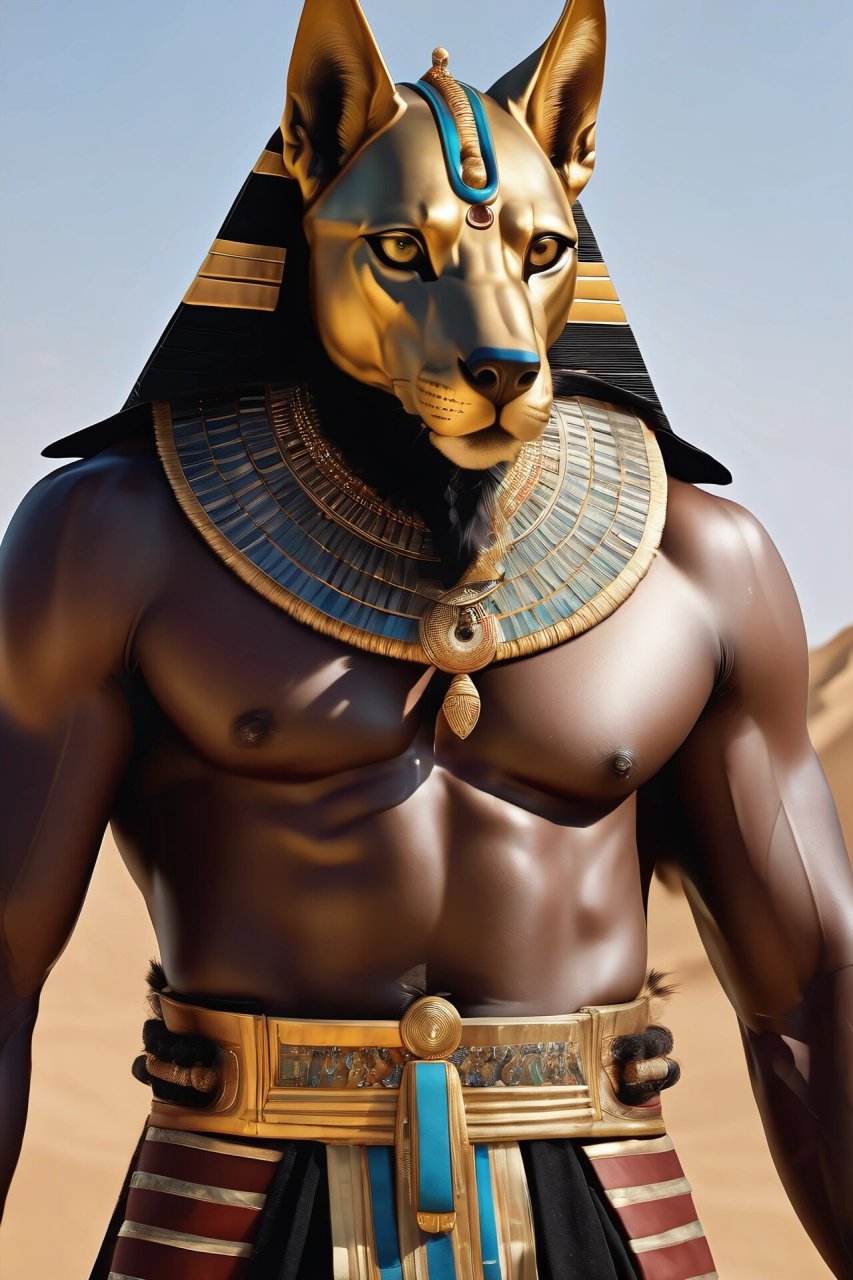 神秘的古埃及狗头神:阿努比斯 古埃及神话中,阿努比斯神是掌管九座内