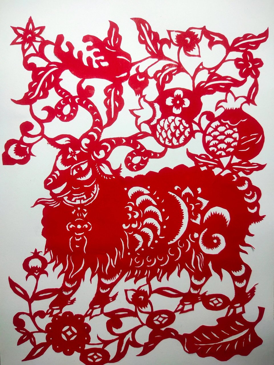 刻纸▏十二生肖羊99 别的不说成品是真的好看,就是有点费手