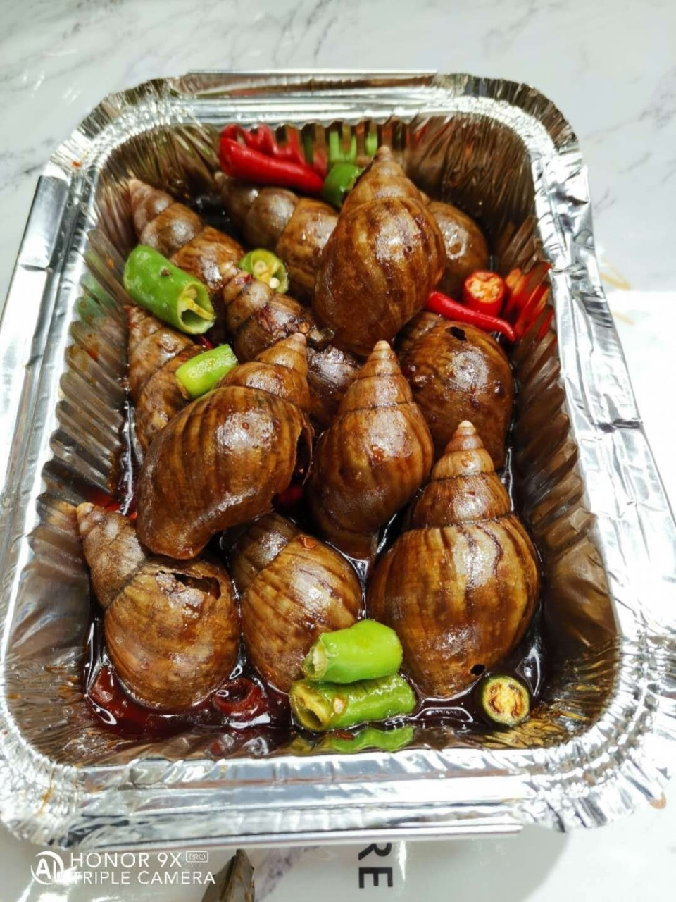 白玉蜗牛美食烹饪系列:烤蜗牛肉