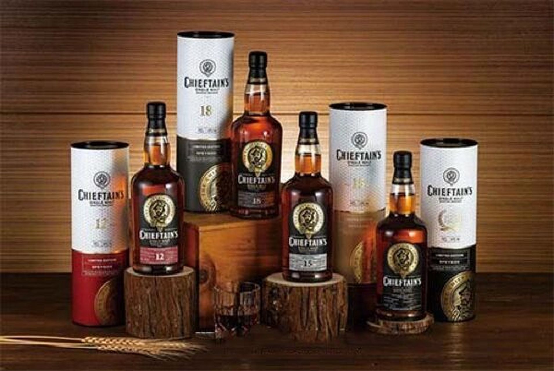 老酋长经典年份系列威士忌,全新包装上市 chieftains老酋长单一麦芽