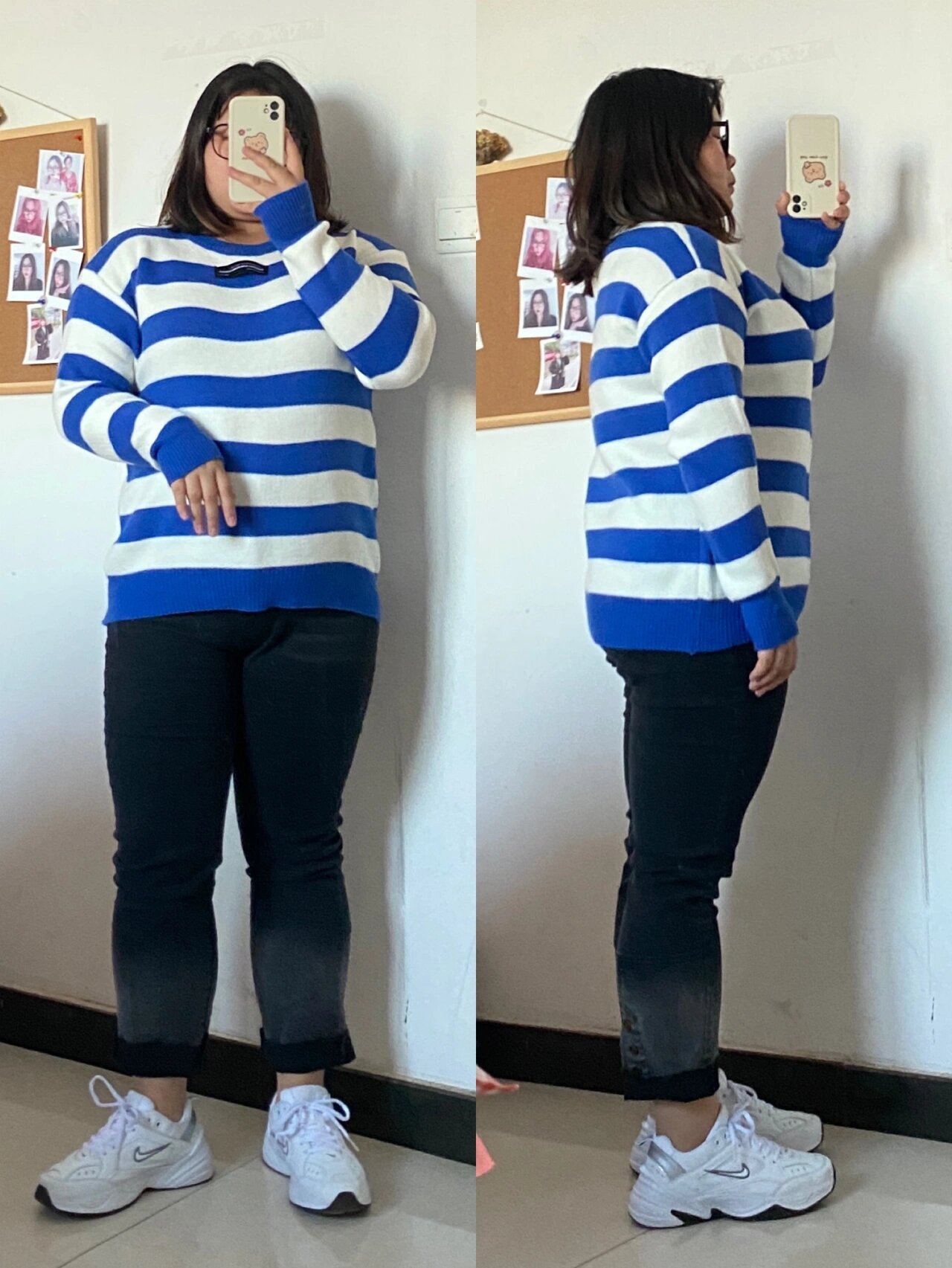 155 160斤胖mm穿搭 | 长款棉服也太暖和了97 身高155 体重160 93