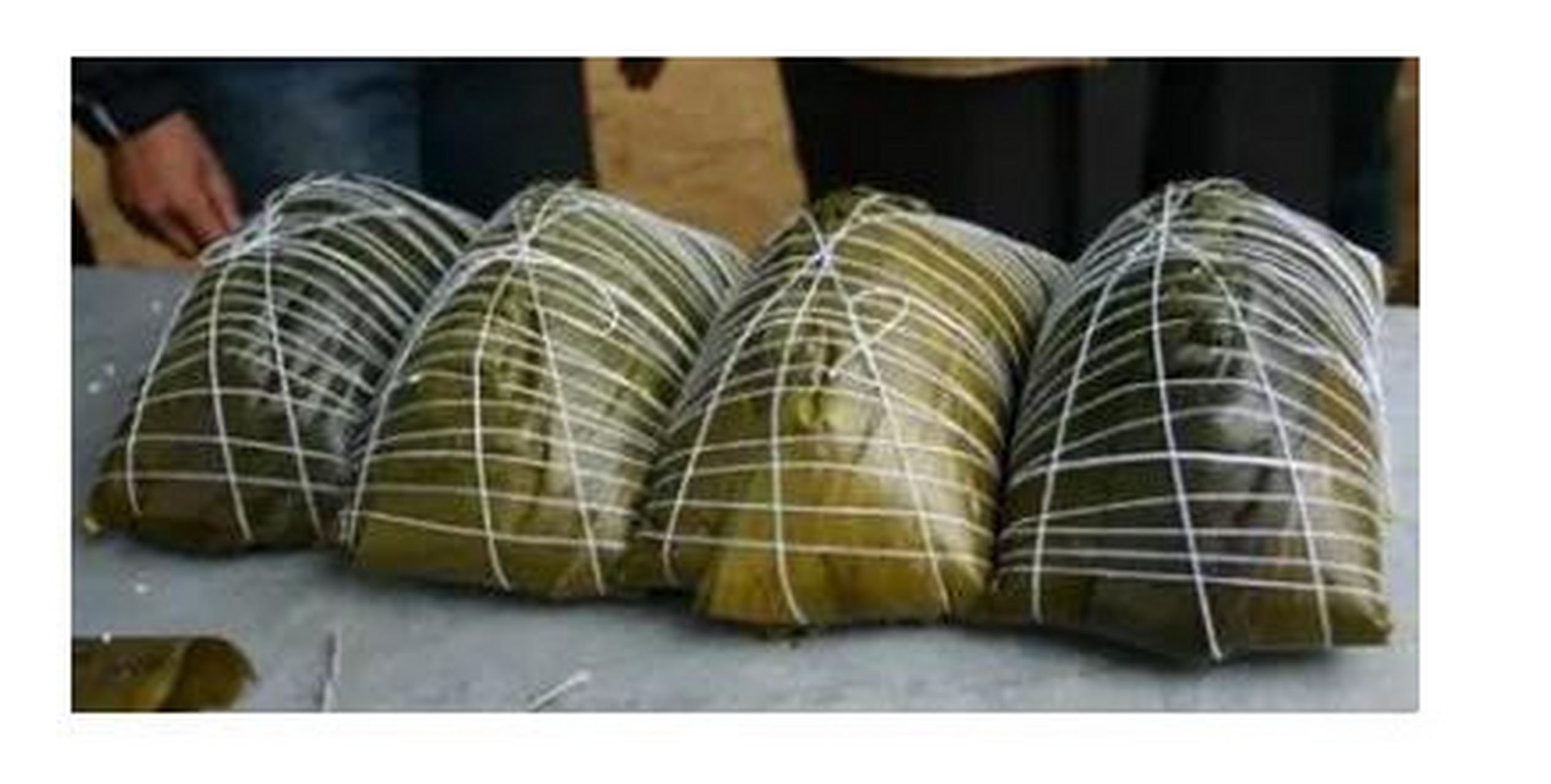 端午节吃粽子,8斤重的灵山大粽绝对是"粽王"了吧.