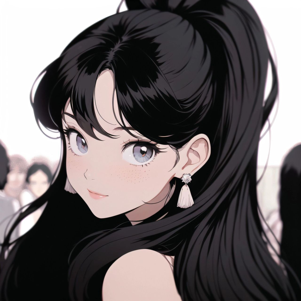 旧漫头像|甜美小姐姐回眸一笑95